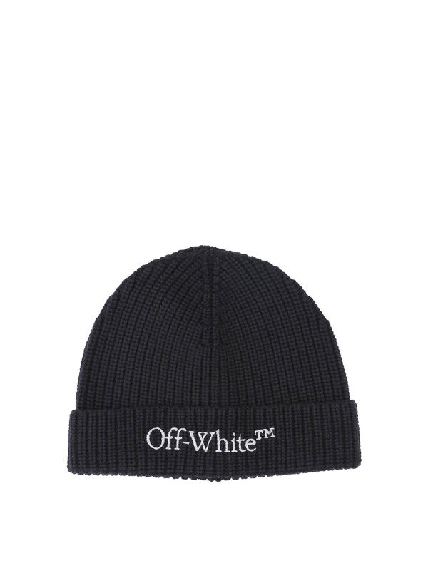 OFF-WHITE BOOKISH CLASSIC KNIT BEANIE - BEYMEN
