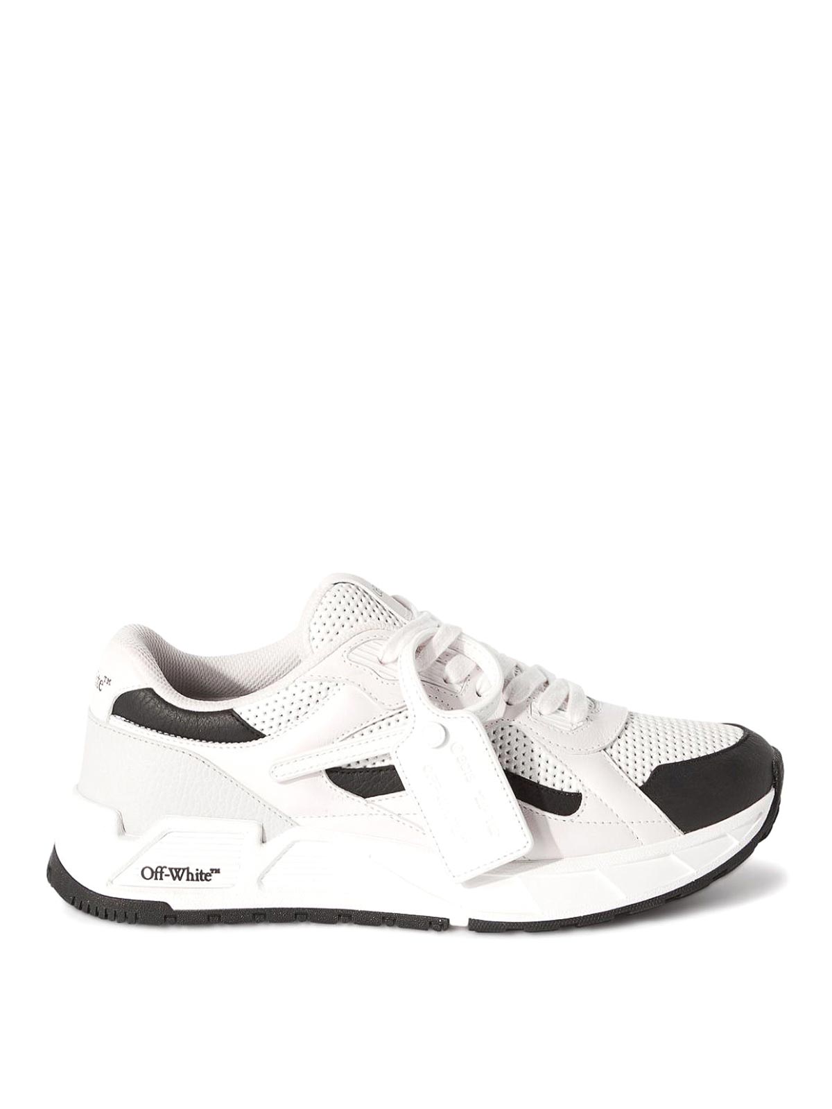 OFF-WHITE RUNNER B WHITE BLACK - BEYMEN