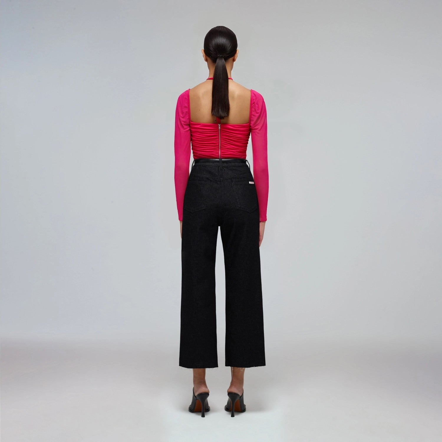 SELF PORTRAIT JERSEY CUT OUT TOP - BEYMEN