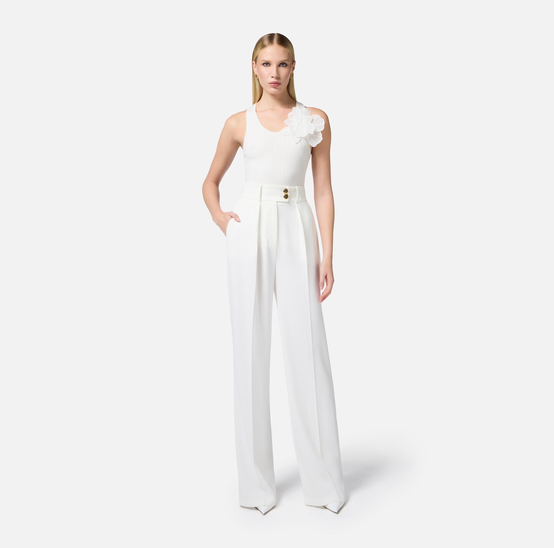 ELISABETTA FRANCHI TOP TRICOT - BEYMEN