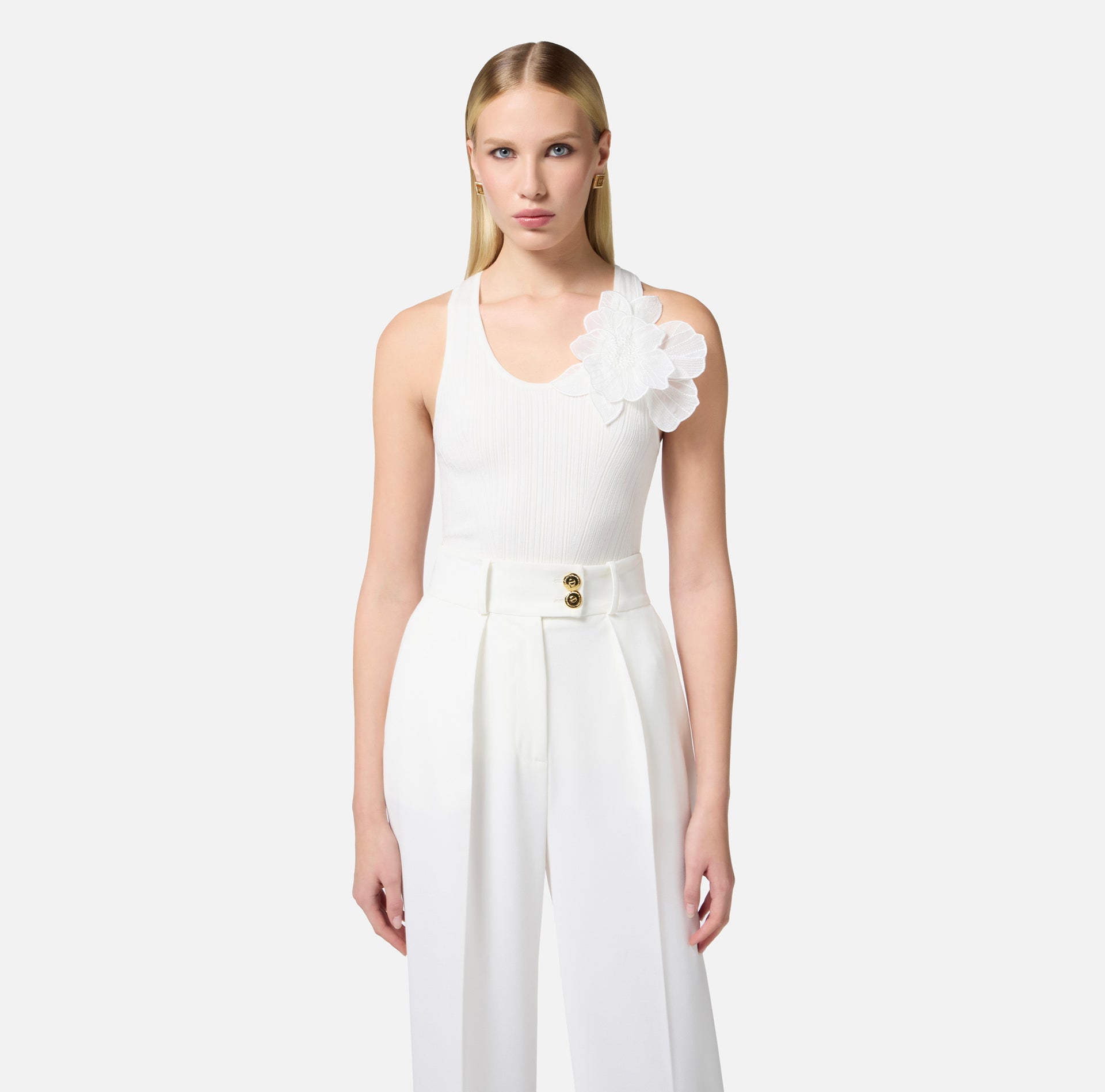 ELISABETTA FRANCHI TOP TRICOT - BEYMEN