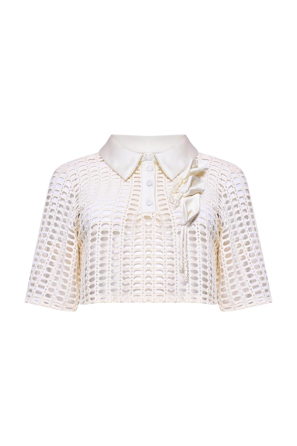 PATBO SELENE MESH TOP - BEYMEN