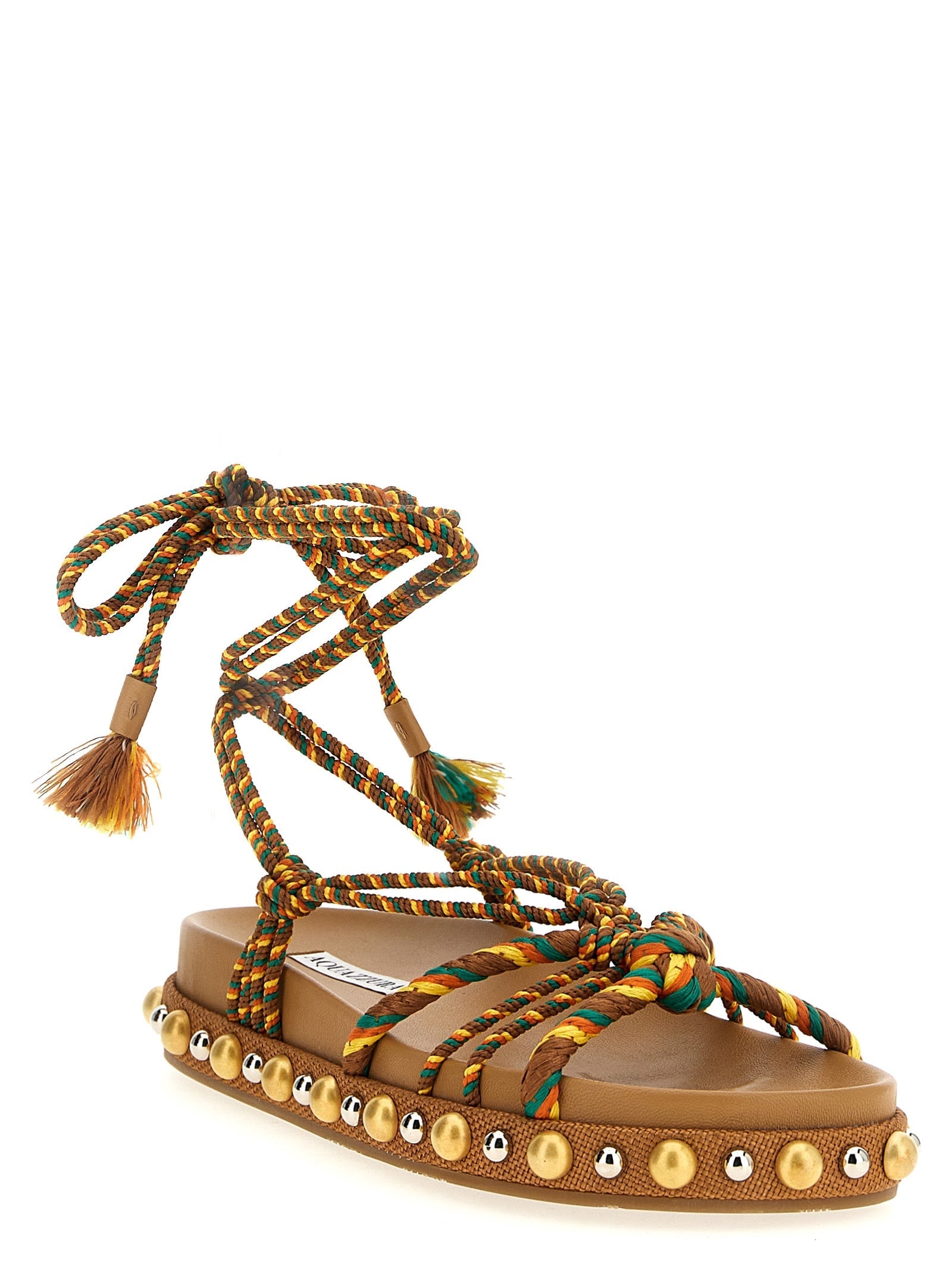 AQUAZZURA TROPICAL ROPE FOOTBED FLAT - BEYMEN