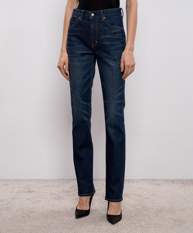 TOM FORD COMFORT DENIM STRAIGHT PANTS - BEYMEN