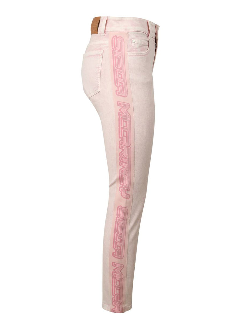 STELLA MCCARTNEY SKINNY BOYFRIEND PEACH LOGO - BEYMEN