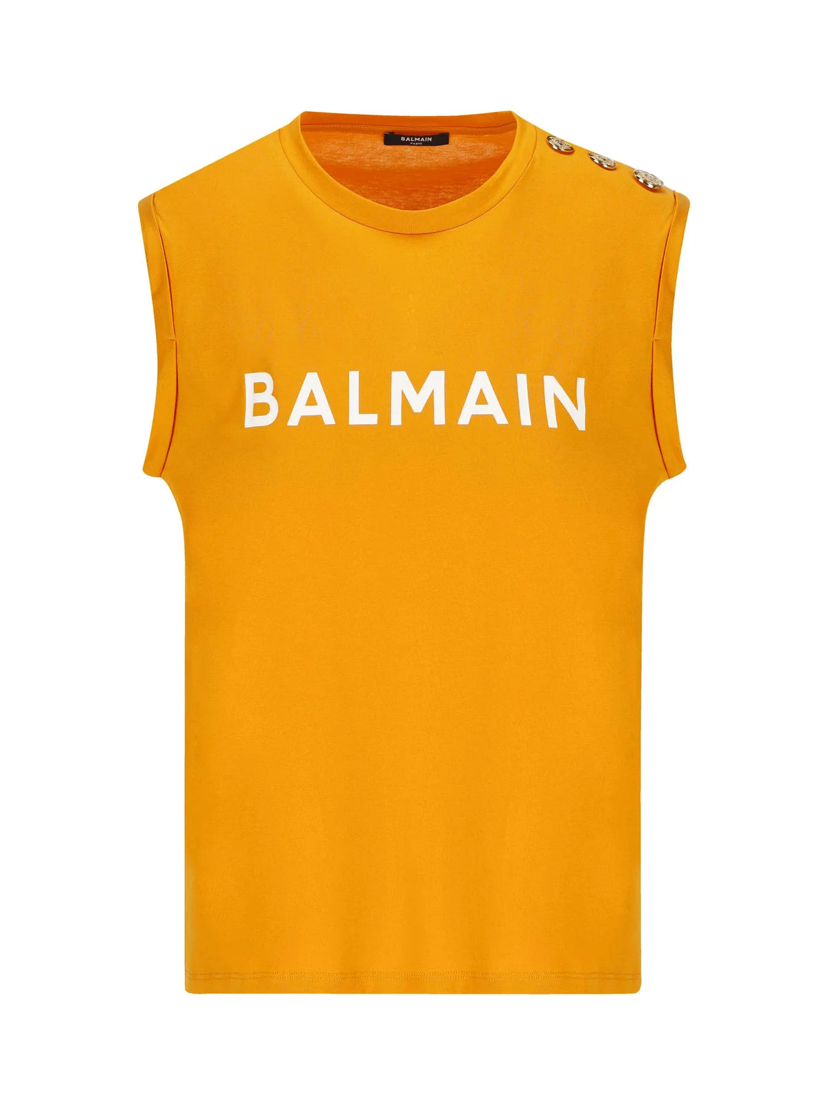 BALMAIN 3 BTN LOGO TANK TOP - BEYMEN