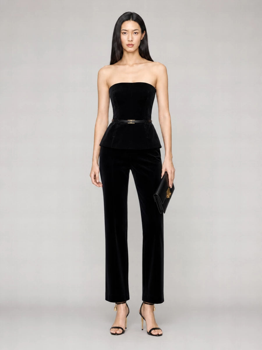 TOM FORD COTTON VELOUR JOGGERS - BEYMEN
