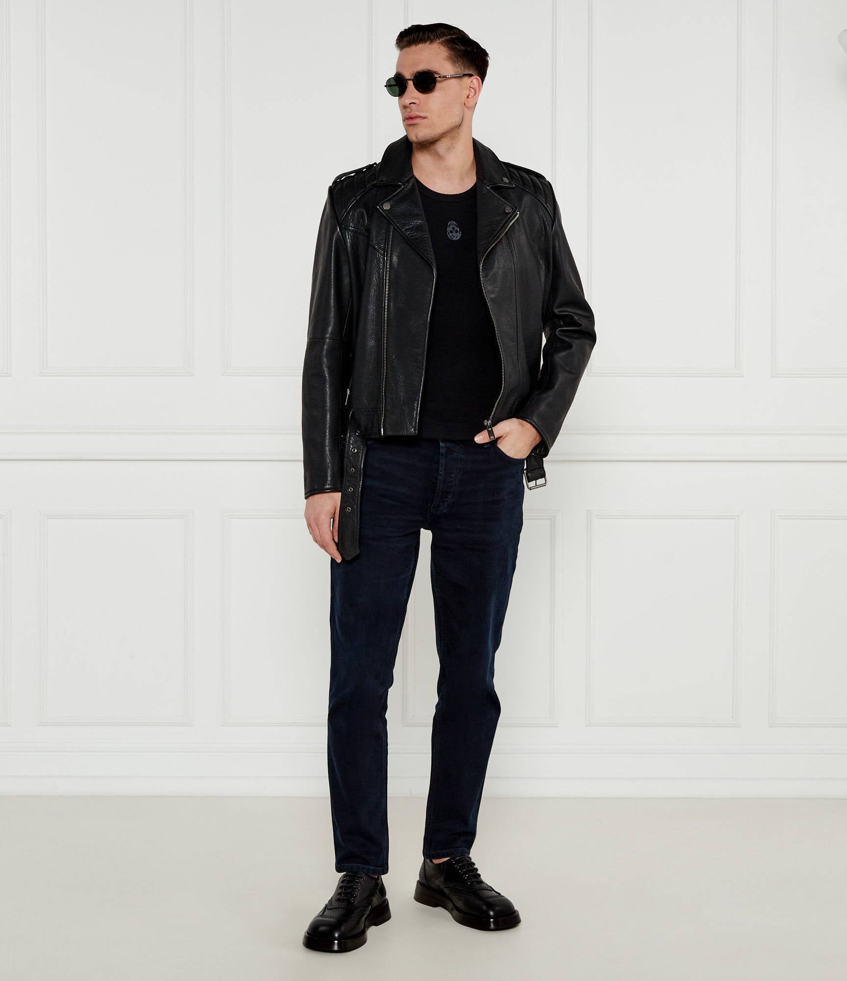 ALEXANDER MCQUEEN SHOE S.LEATHER - BEYMEN