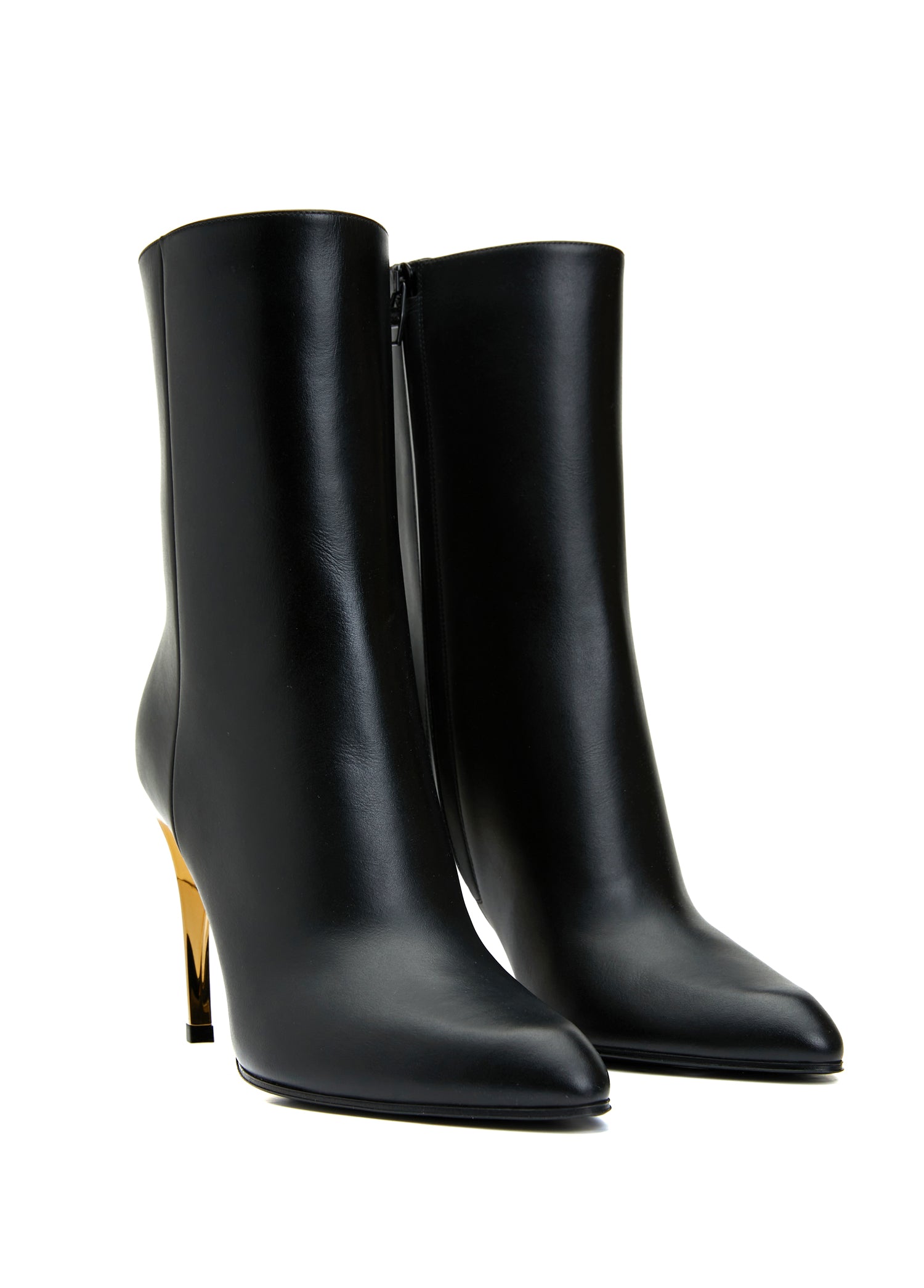 ALEXANDER MCQUEEN NAPPA GLEAM/BICOLOR HEEL/LOGO - BEYMEN
