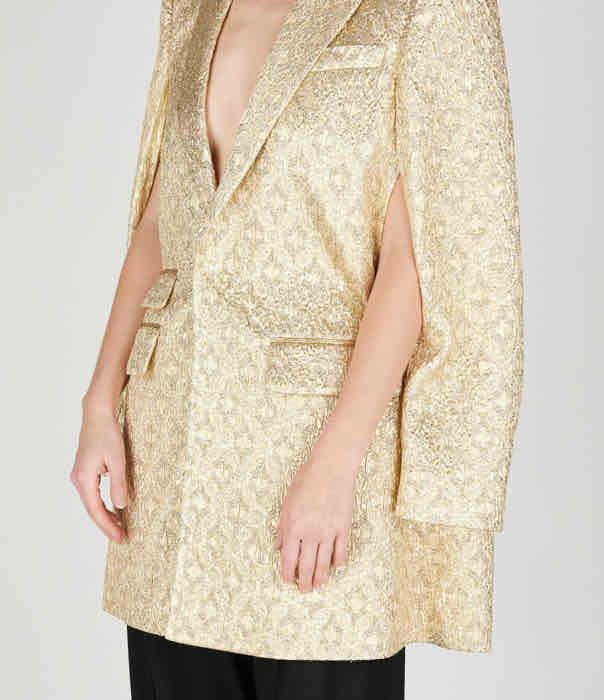 DSQUARED2 FAME GOLD CAPE - BEYMEN