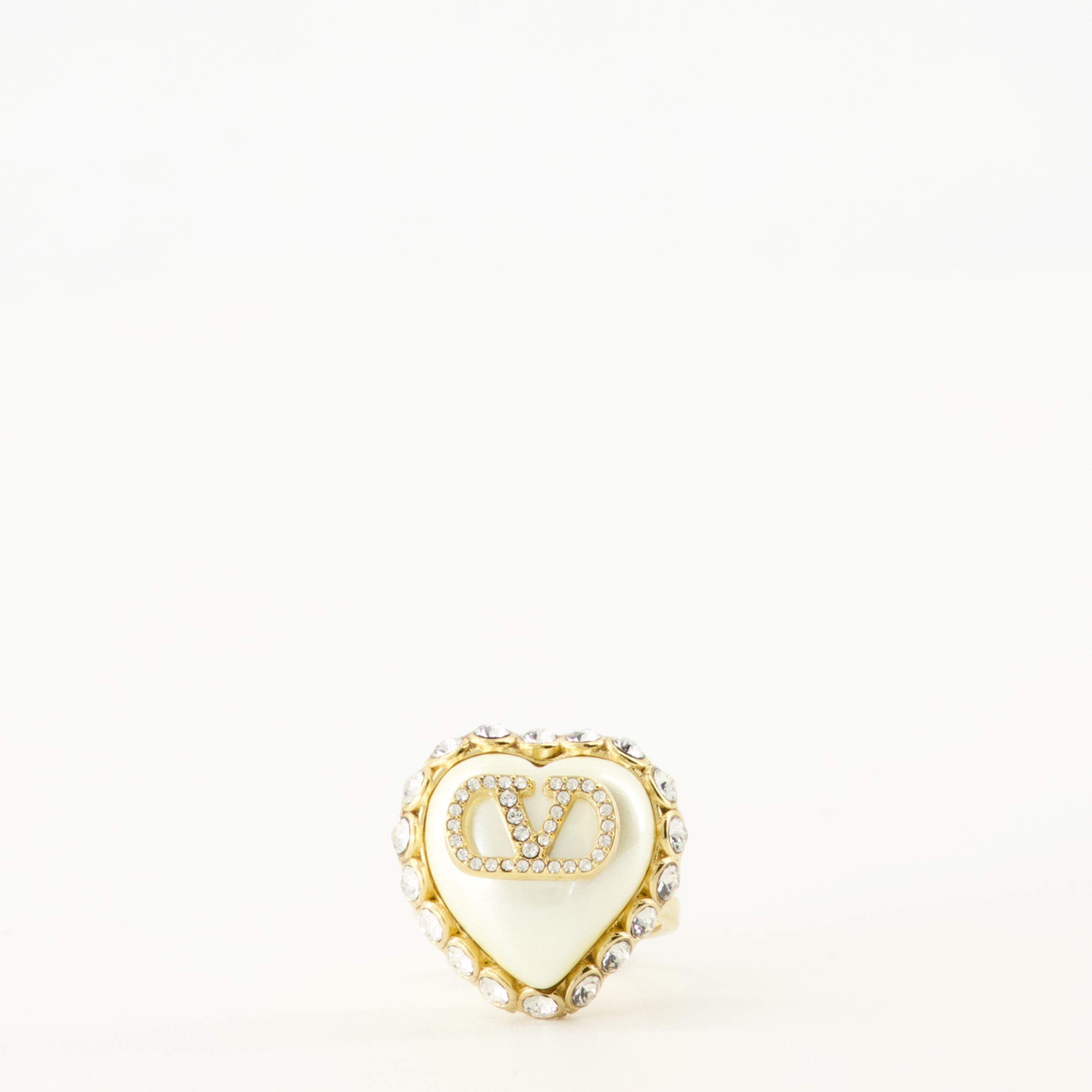 VALENTINO GARAVANI METALLO/STRASS/PERLA - BEYMEN