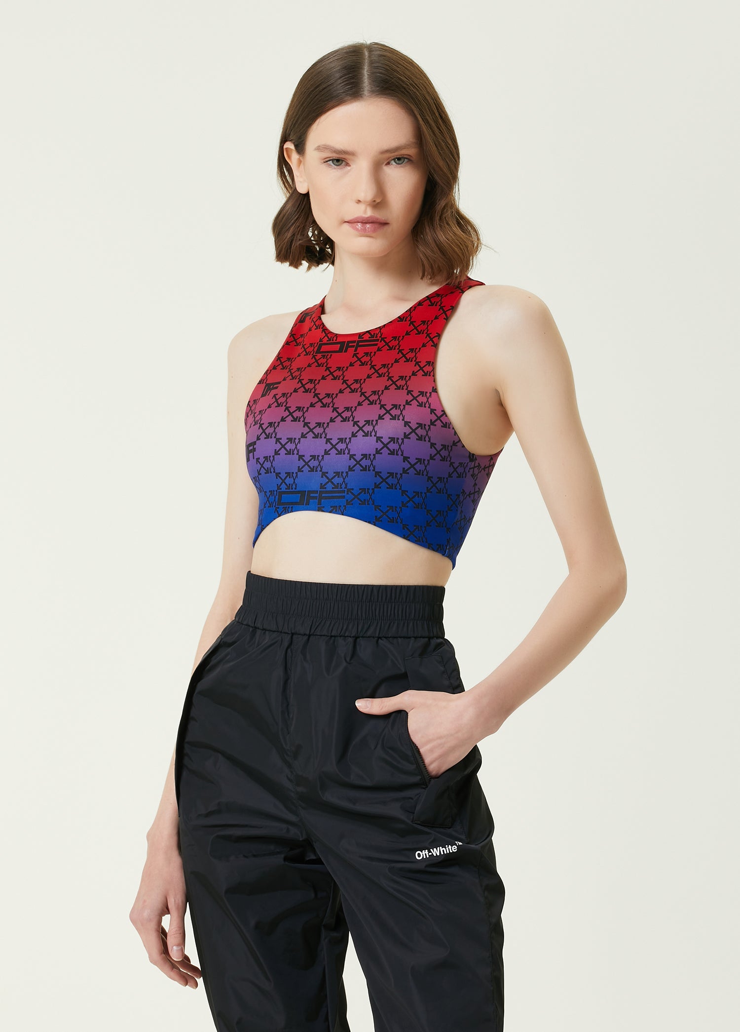 OFF-WHITE ATHL MONOGRAM BRA - BEYMEN