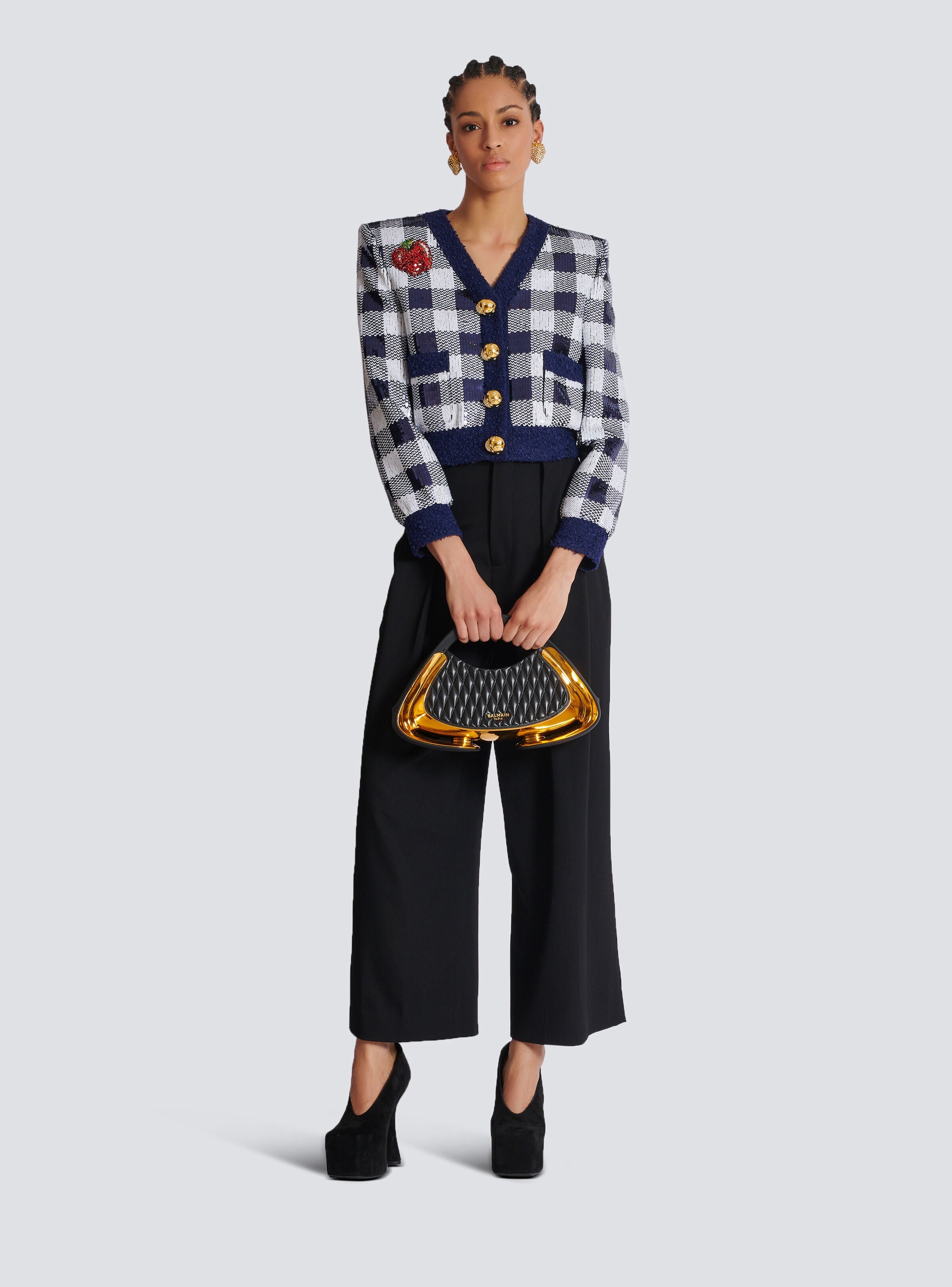 BALMAIN FRUIT PATCH JACKET