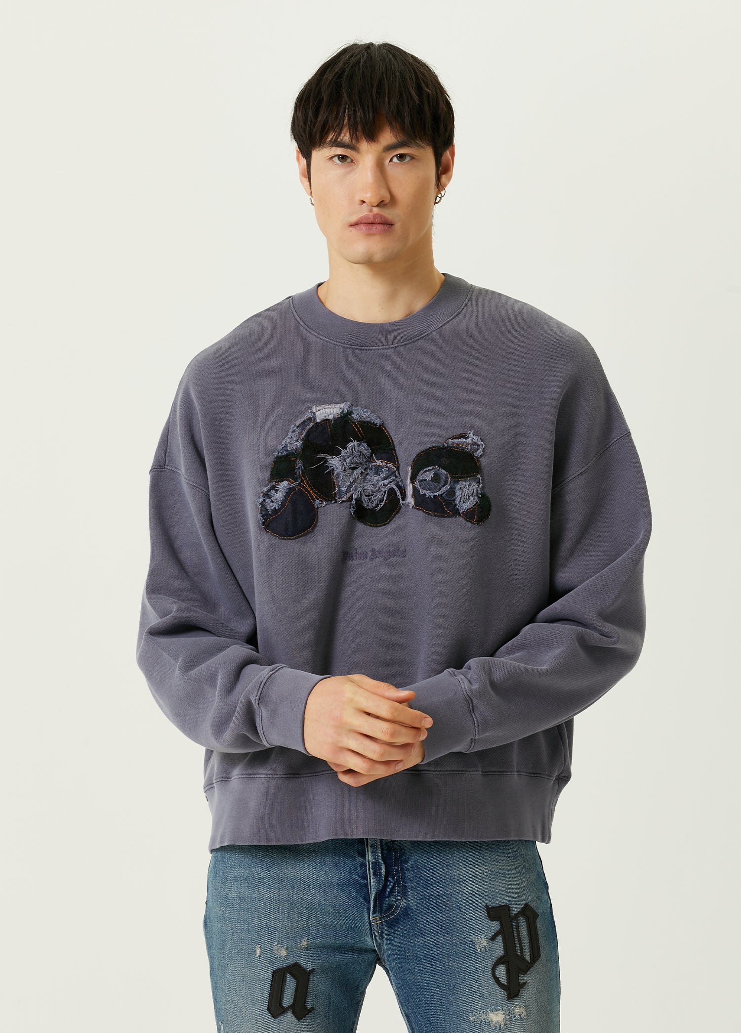 PALM ANGELS CREW SWEATSHIRT - BEYMEN