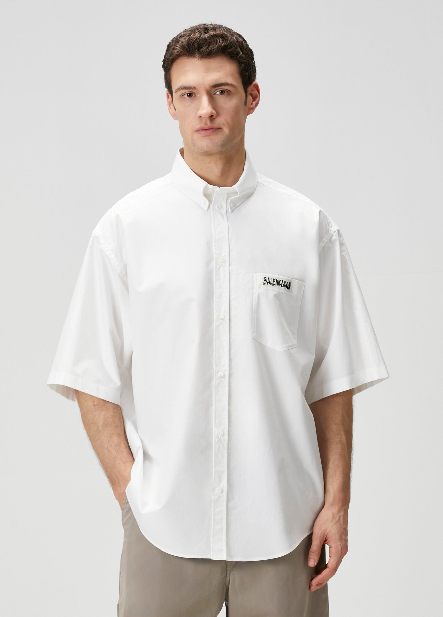 BALENCIAGA S/S LARGE FIT SHIRT - BEYMEN
