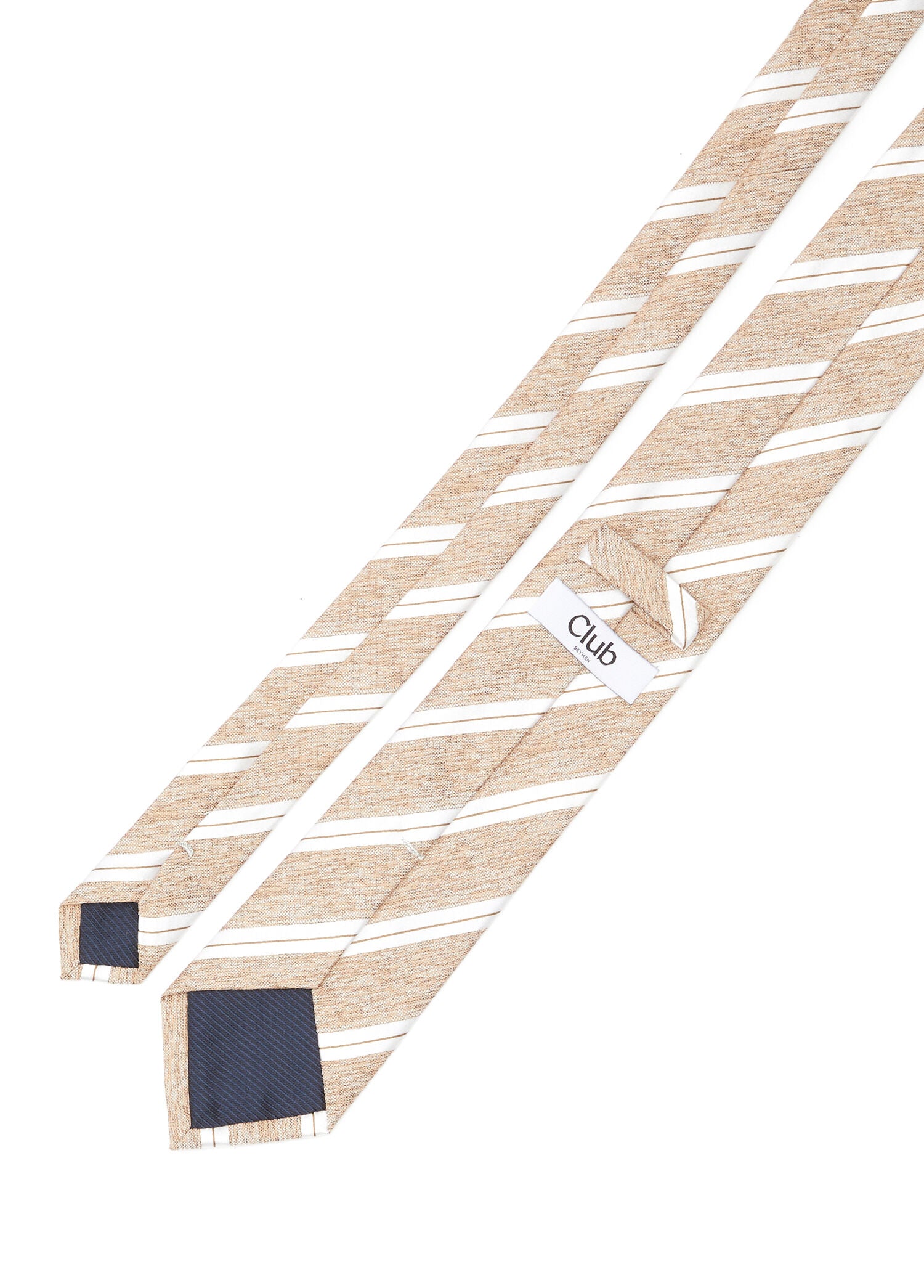 BEYMEN CLUB STRIPED LINEN TIE - BEYMEN