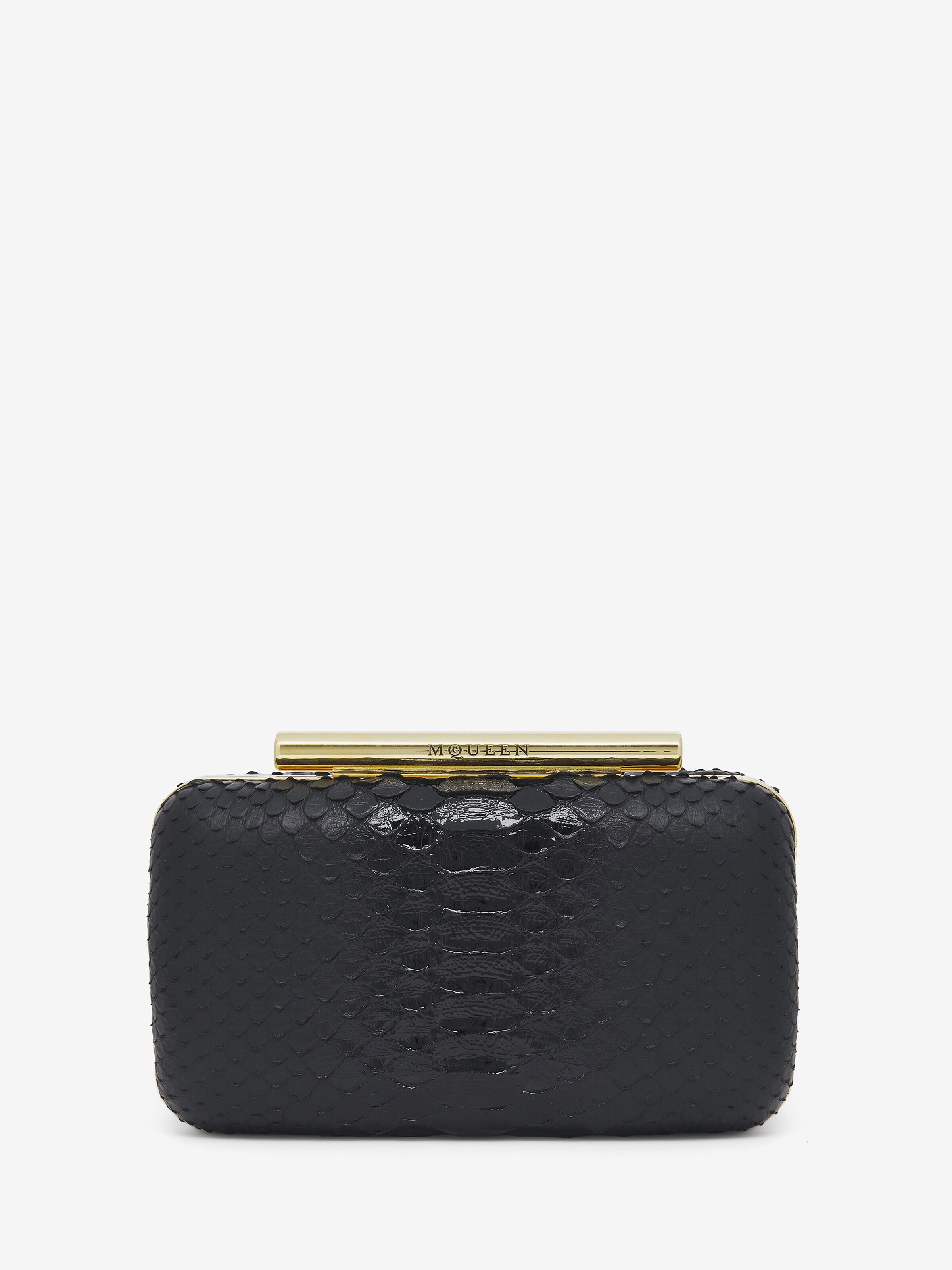 ALEXANDER MCQUEEN CROSS-BAR BOX CLUTCH - BEYMEN
