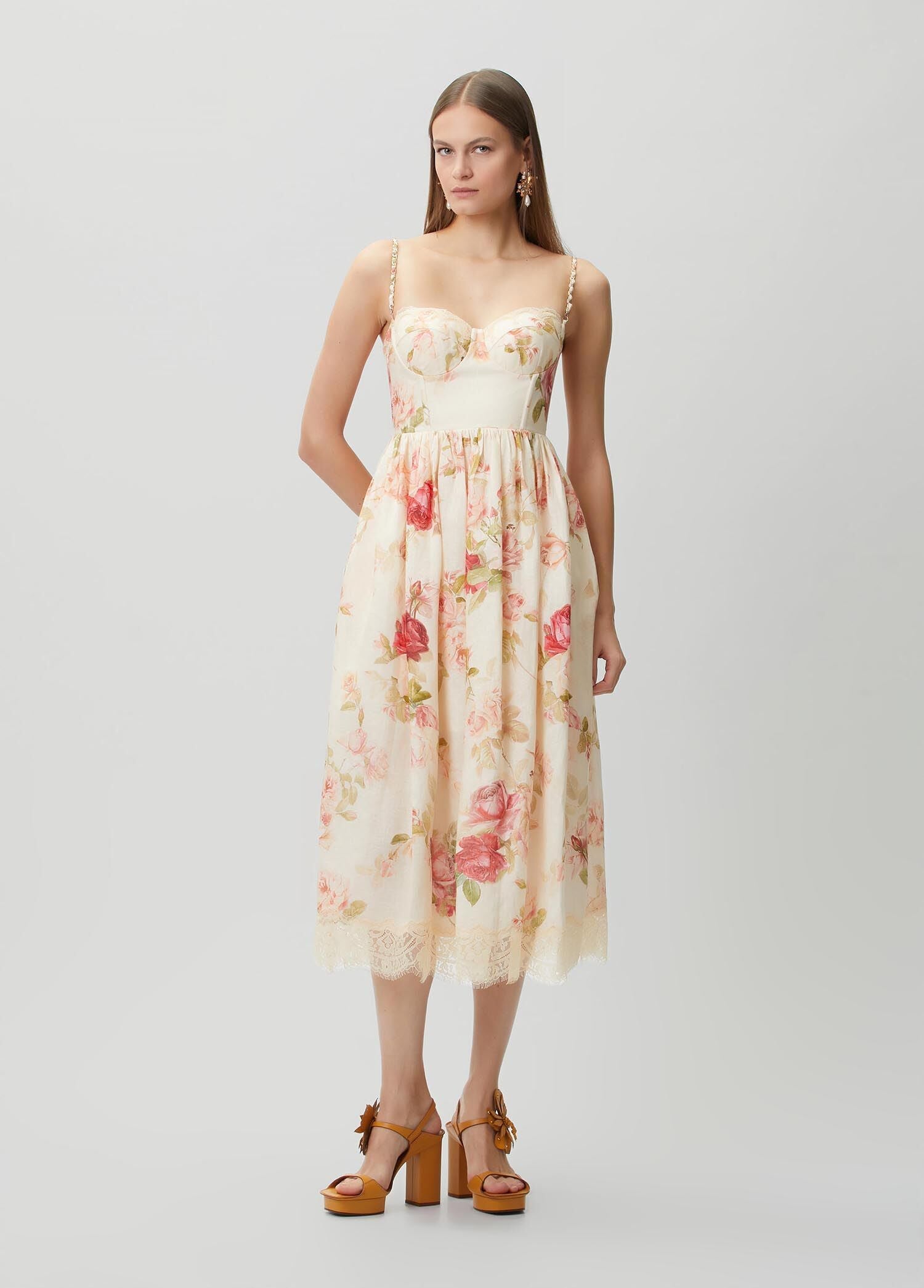 ZIMMERMAN ROSELIGHT PICNIC MAXI DRESS - BEYMEN