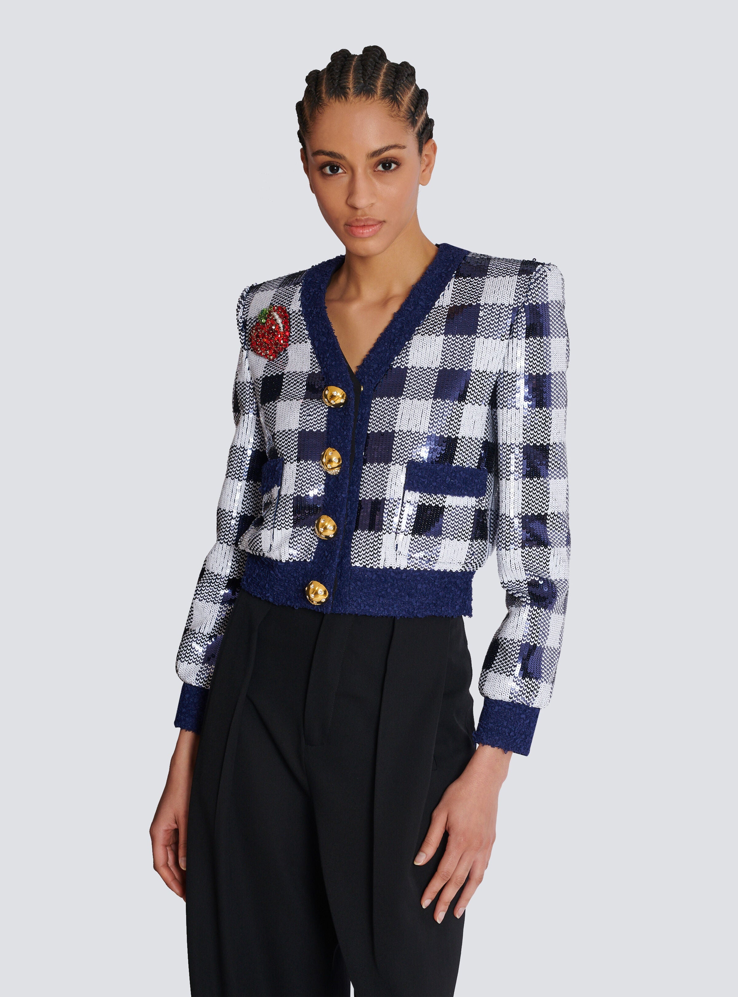 BALMAIN FRUIT PATCH JACKET - BEYMEN