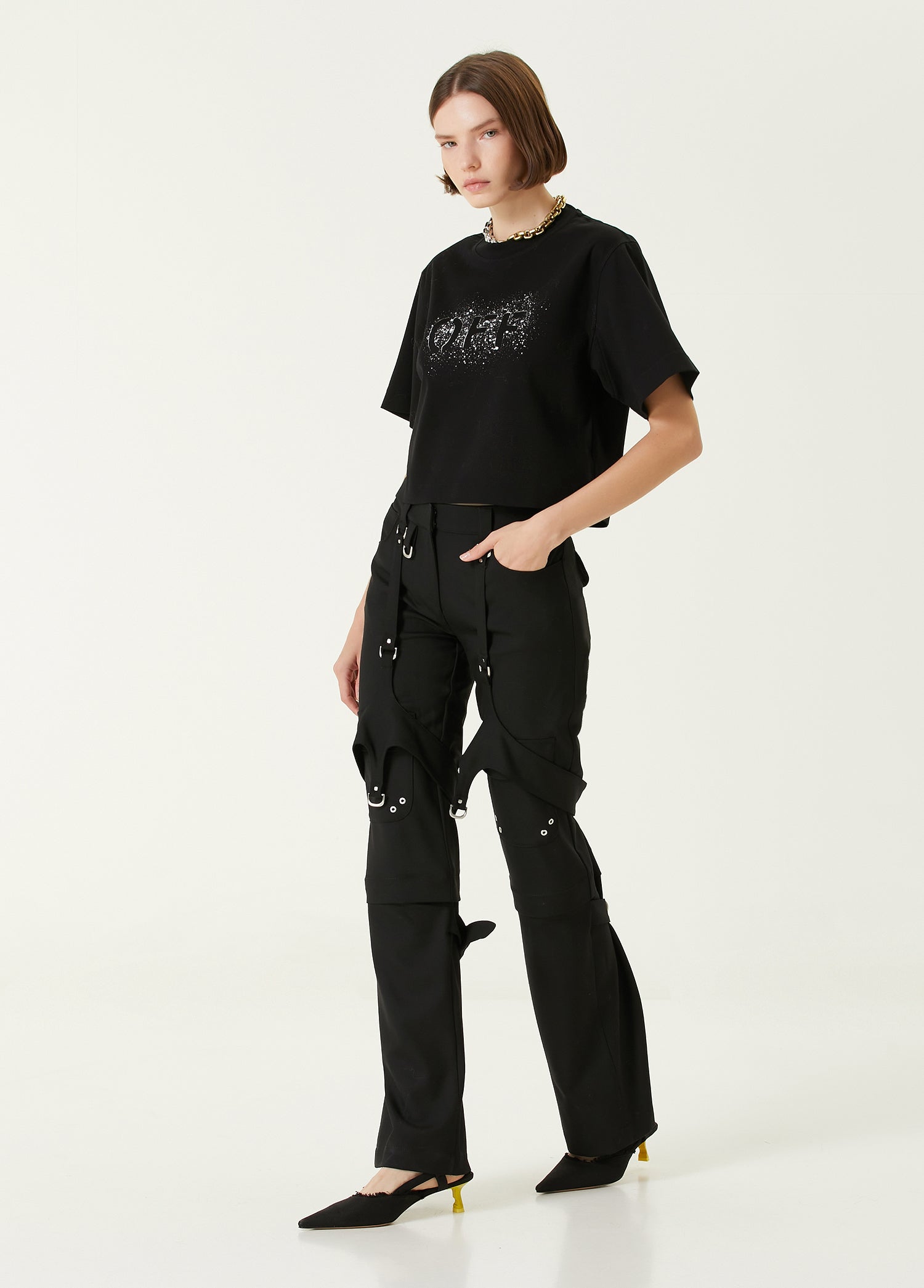 OFF-WHITE CARGO PANTS - BEYMEN