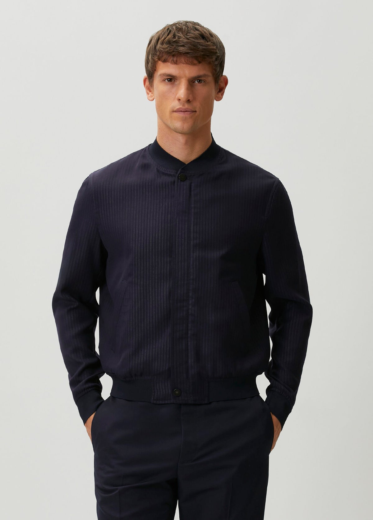 GIVENCHY STRIPED ZIPPED BLOUSON - BEYMEN