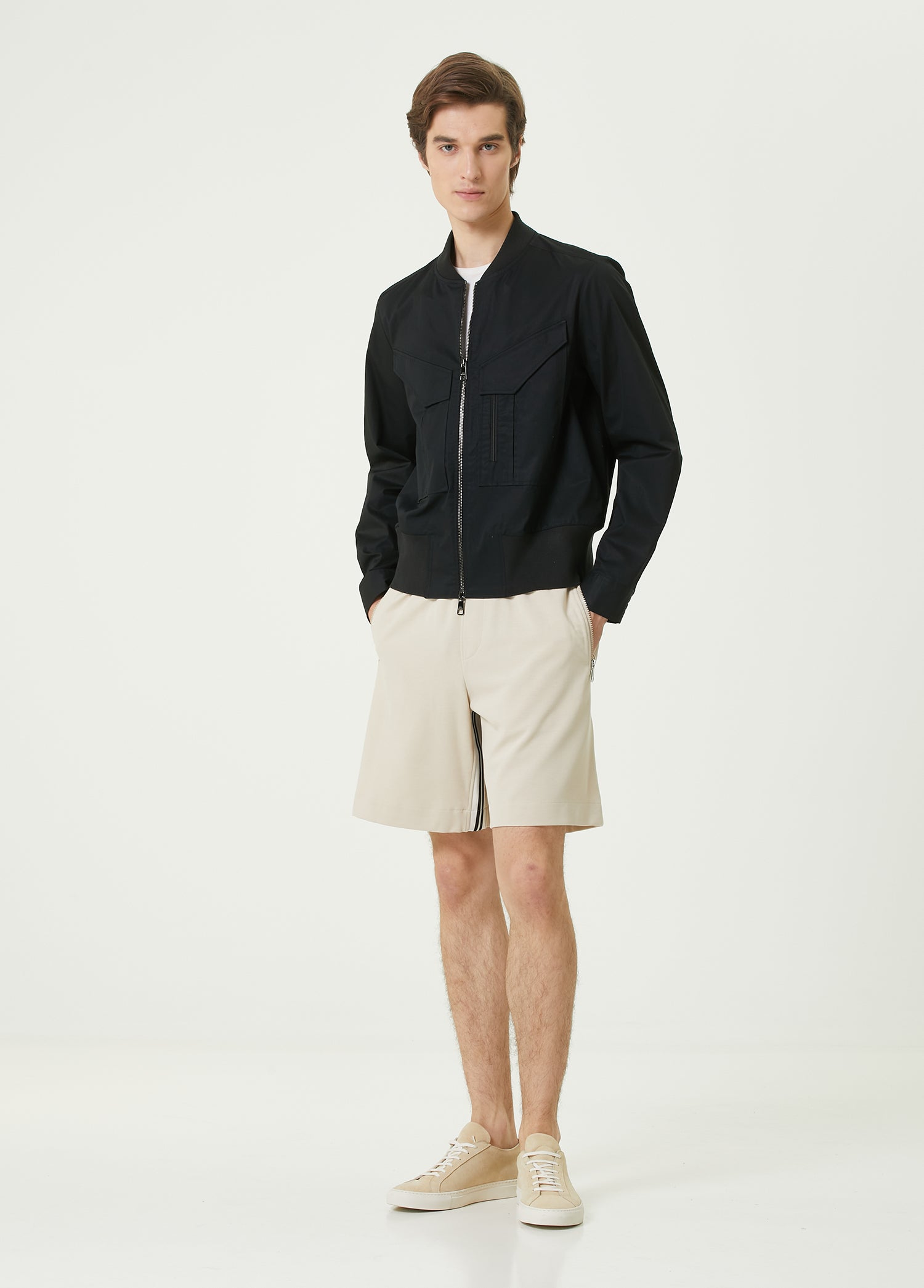 NEIL BARRETT REGIMENTAL STRIPED/LOOSE SWEAT - BEYMEN