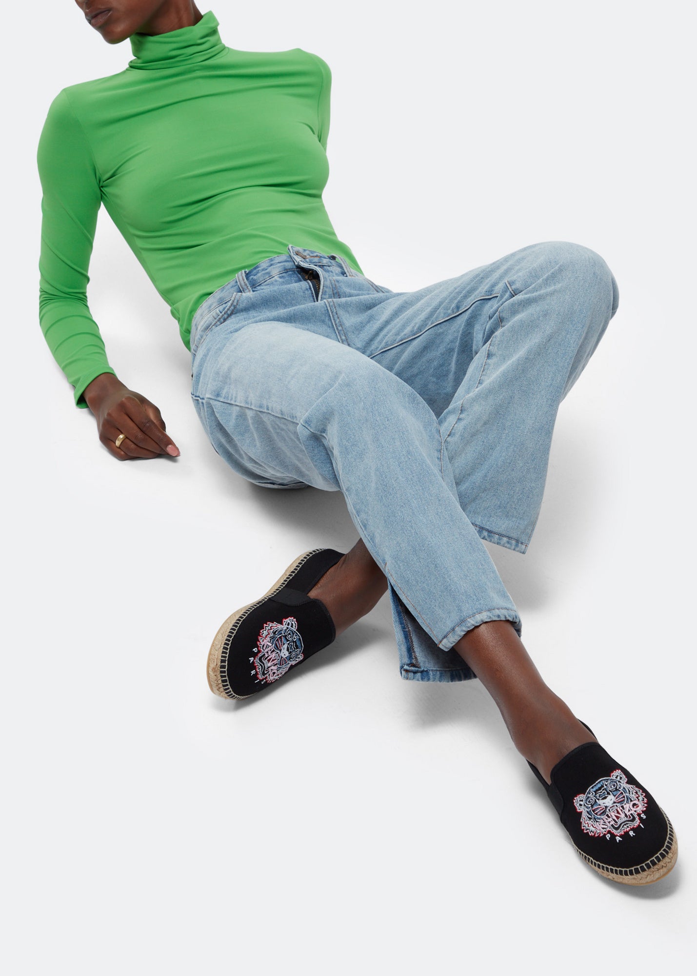 KENZO ESPADRILLES ELASTIC TIGER - BEYMEN