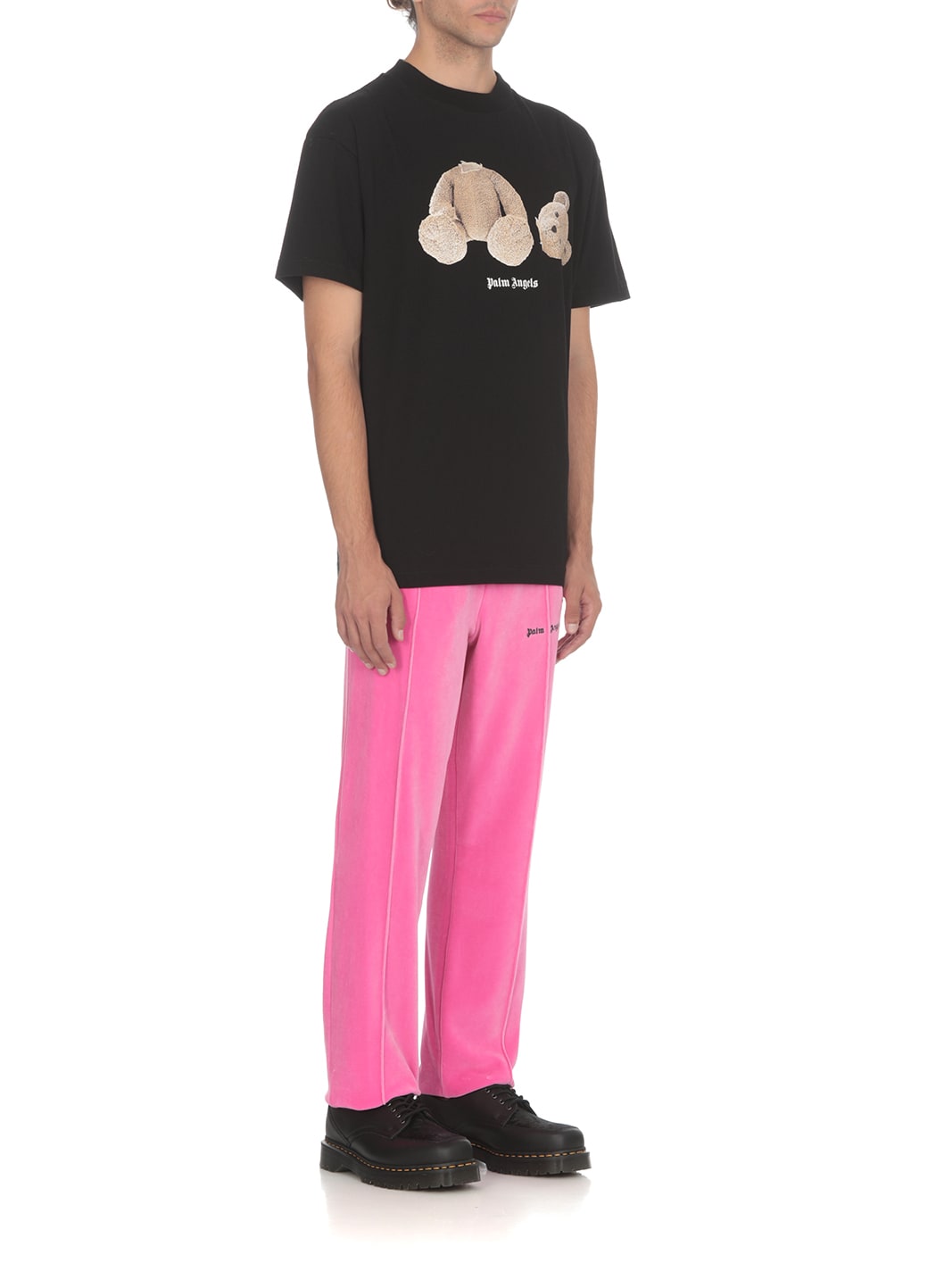 PALM ANGELS VELVET TRACK PANTS - BEYMEN