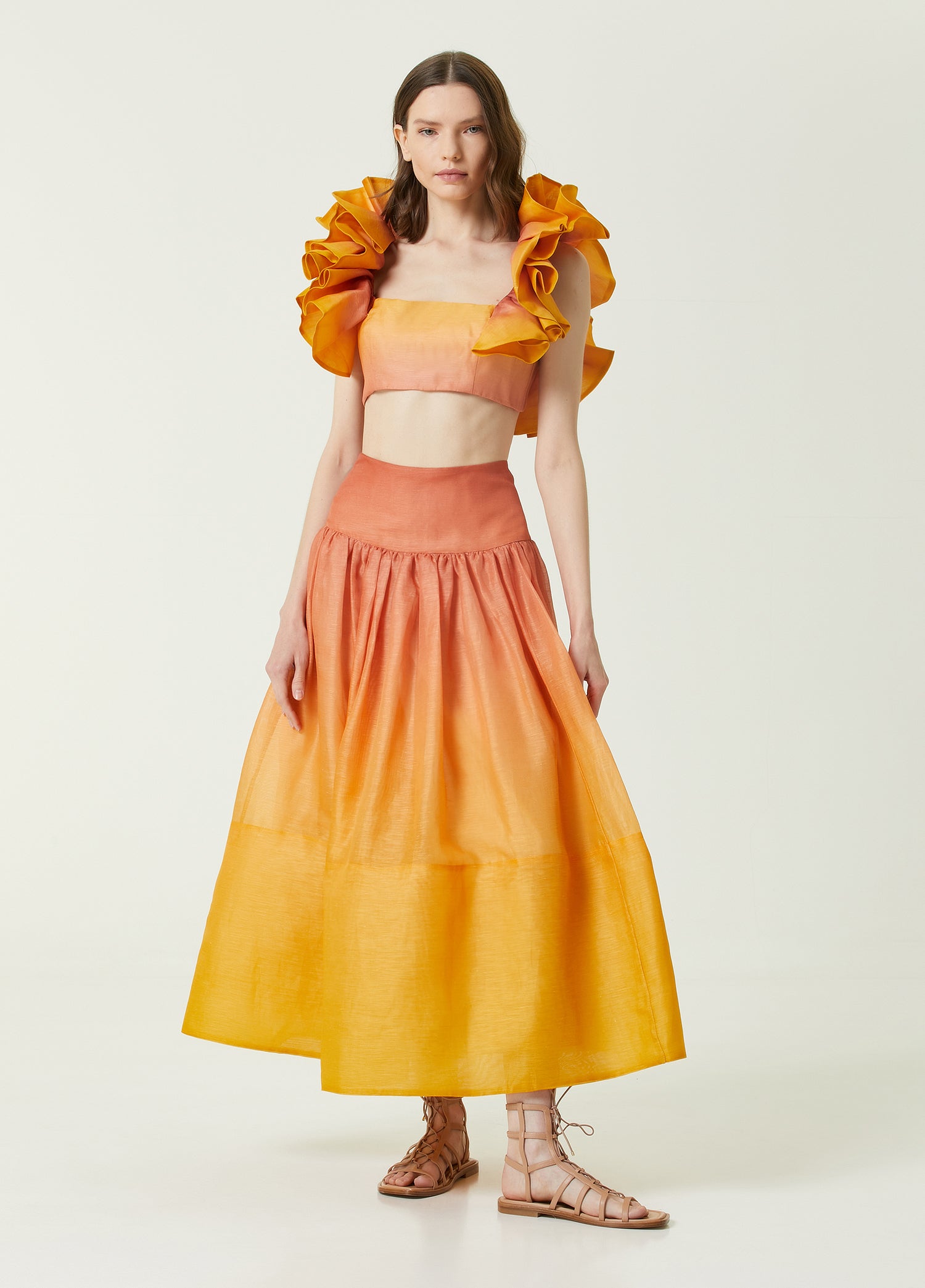 ZIMMERMAN POSTCARD RUFFLE BODICE - BEYMEN