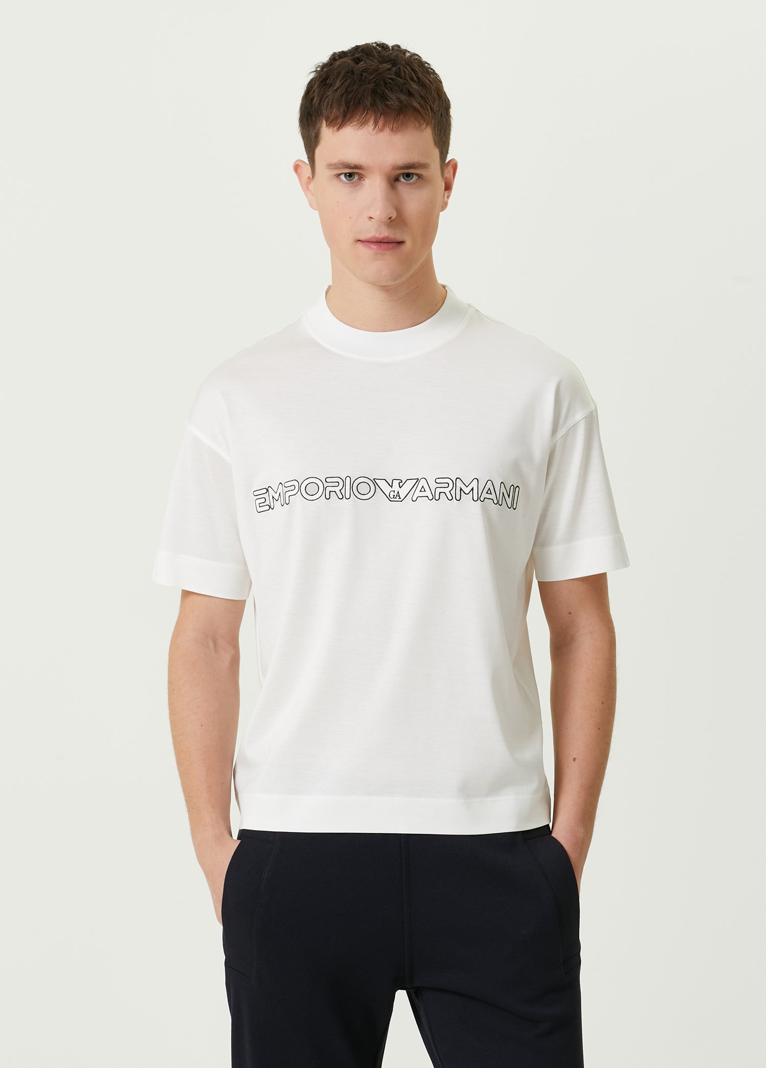 EMPORIO ARMANI CREW SS T-SHIRT - BEYMEN