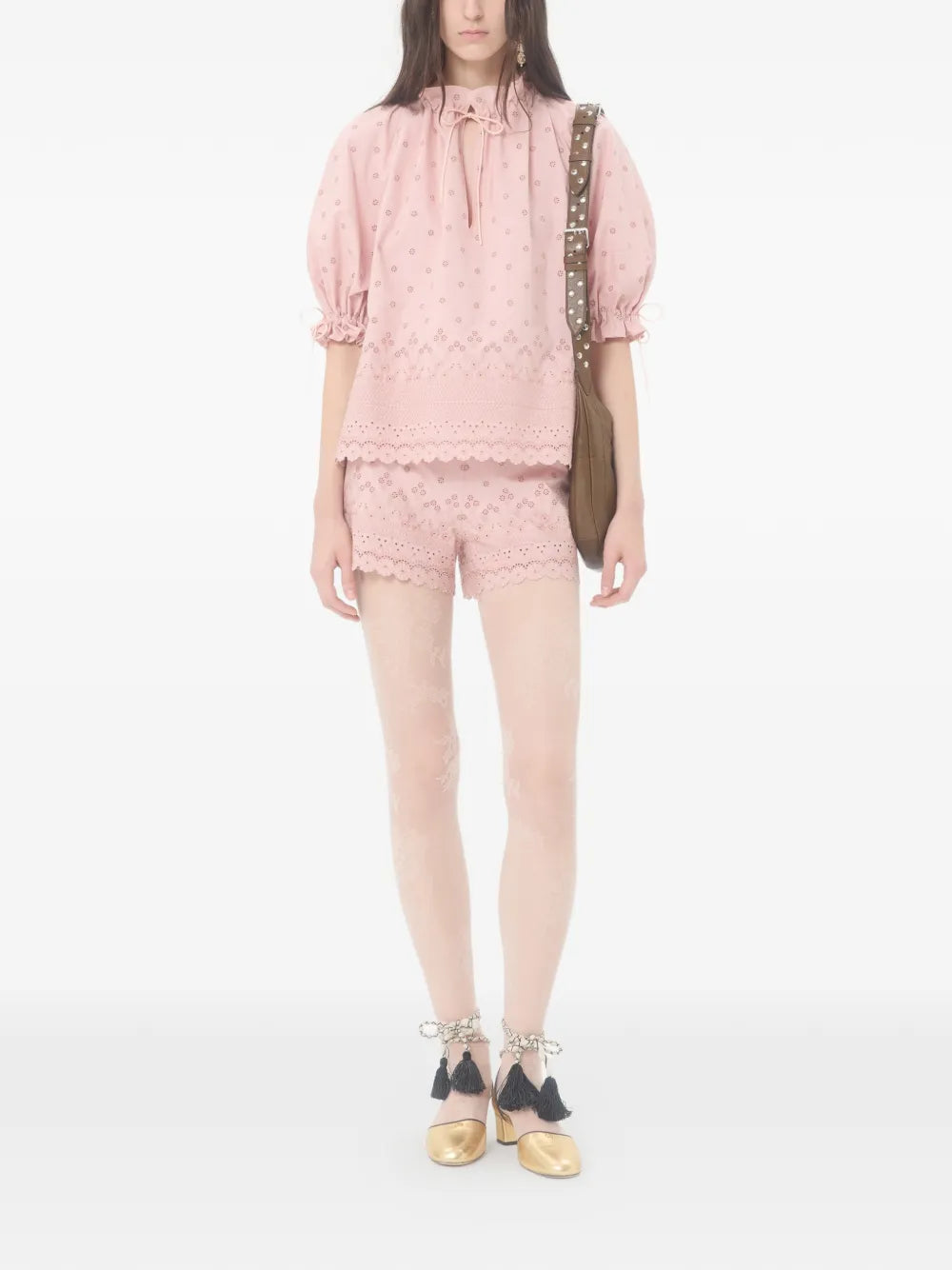 VALENTINO GARAVANI TOP MOSSI - BEYMEN