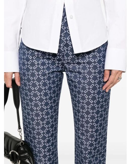 GIVENCHY MONOGRAM DENIM TROUSERS - BEYMEN