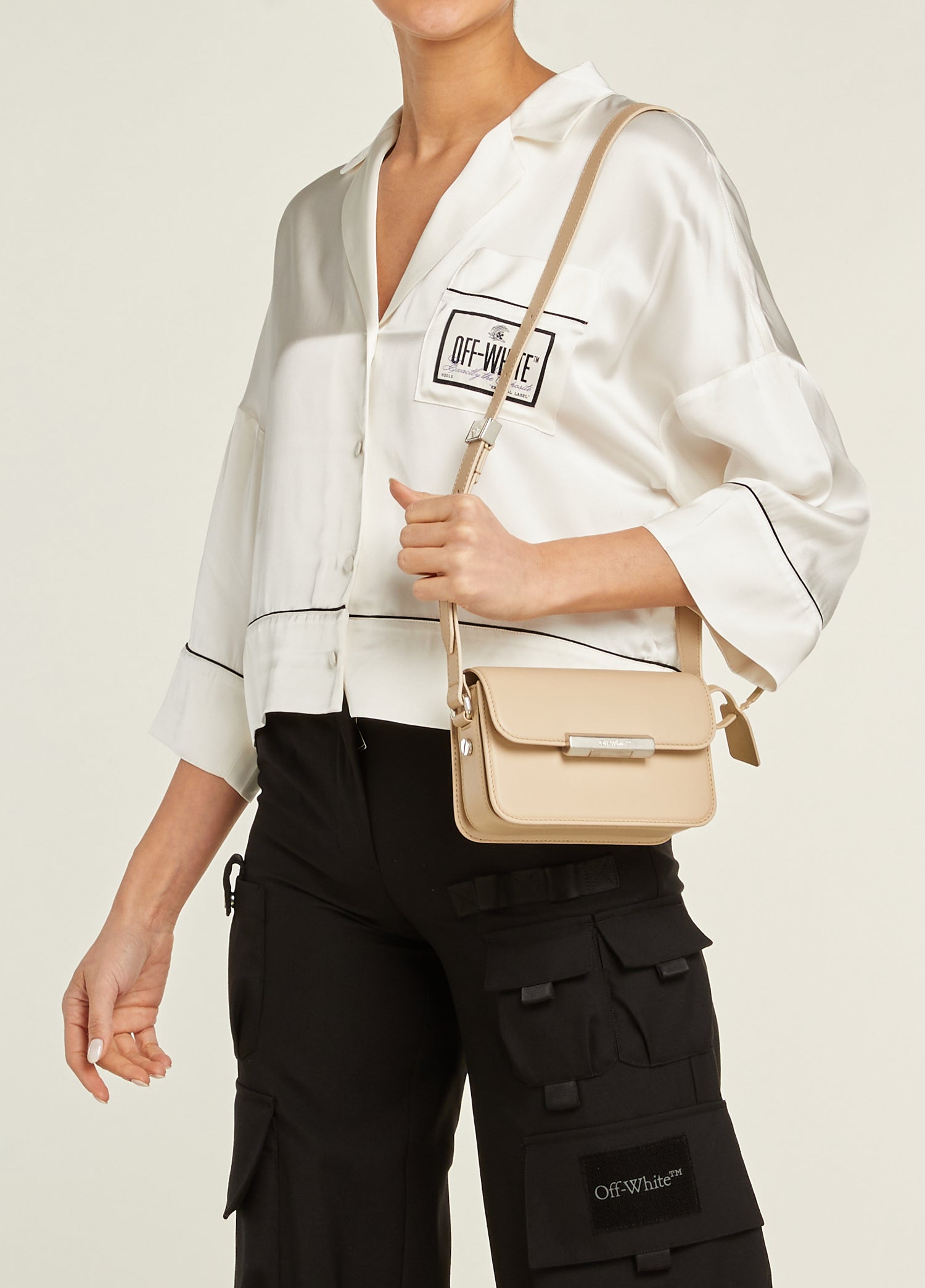 OFF-WHITE SMALL SHOULDER BAG - BEYMEN