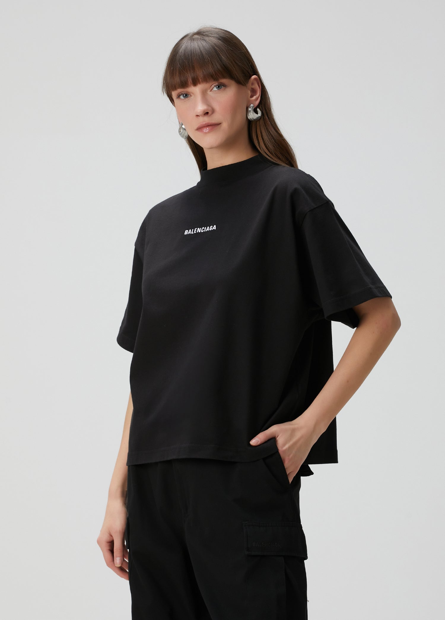 BALENCIAGA S/S CROPPED T-SHIRT - BEYMEN