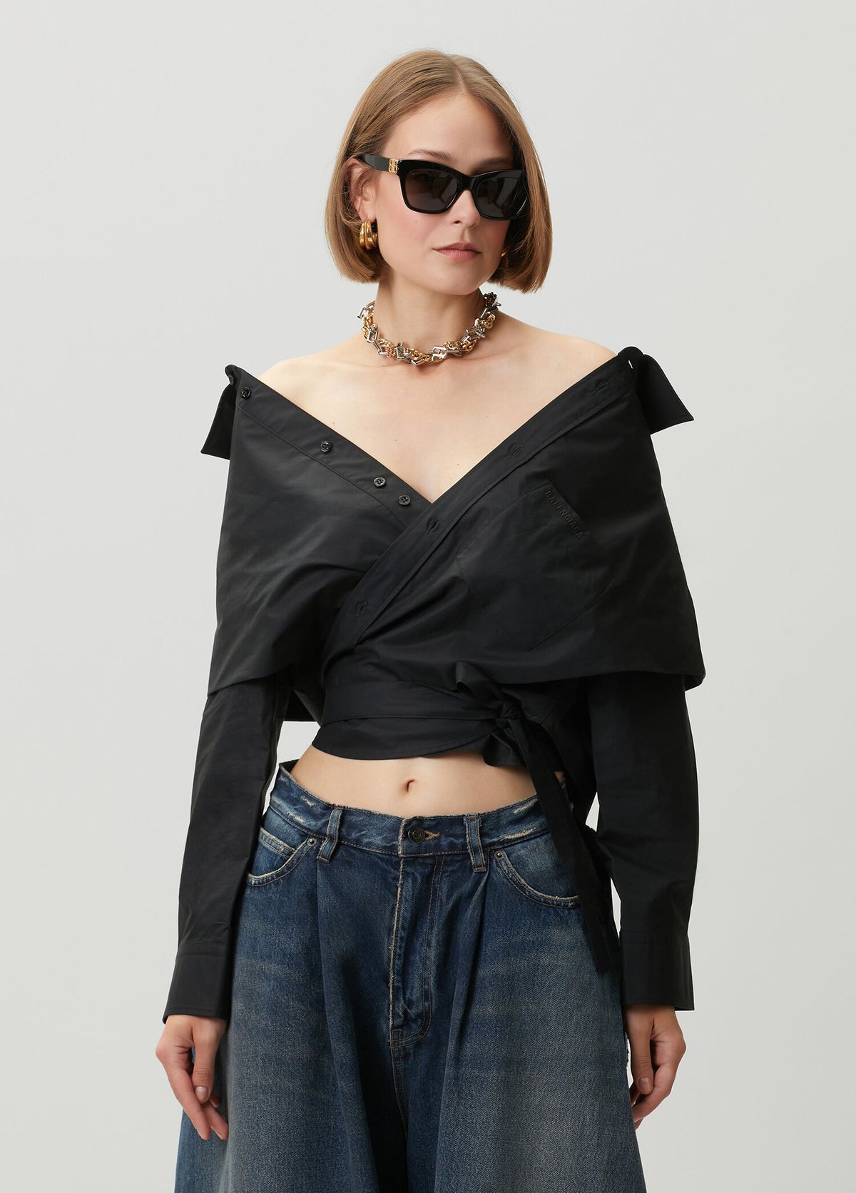 BALENCIAGA WRAP SHIRT - BEYMEN