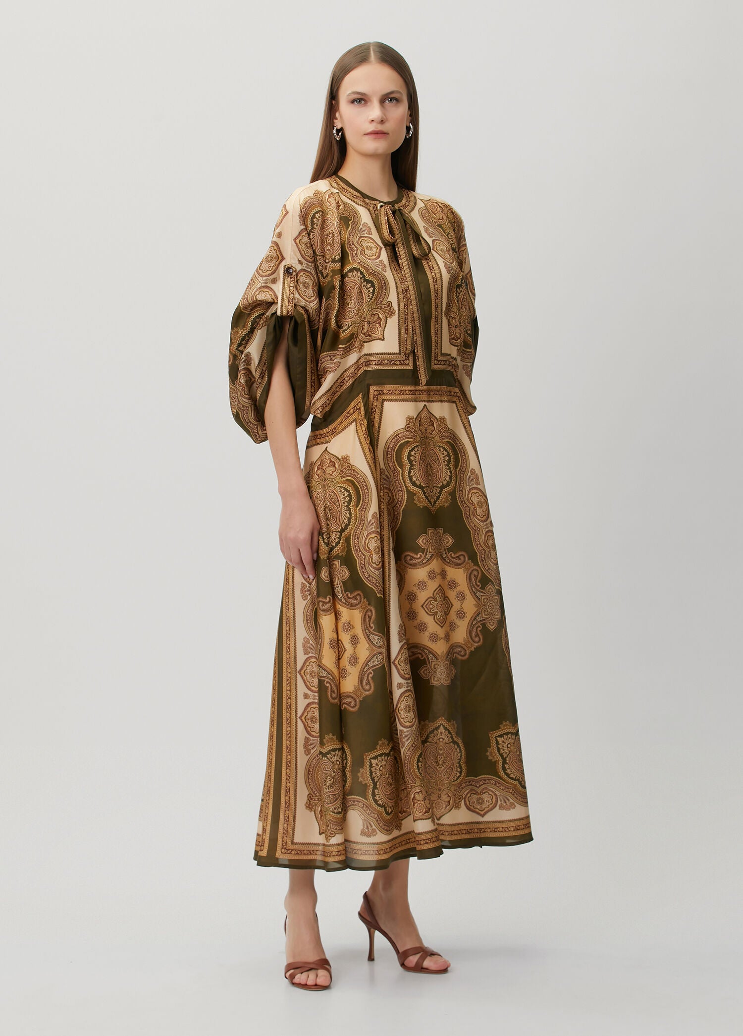 ZIMMERMAN MAHON TUNIC MIDI DRESS - BEYMEN