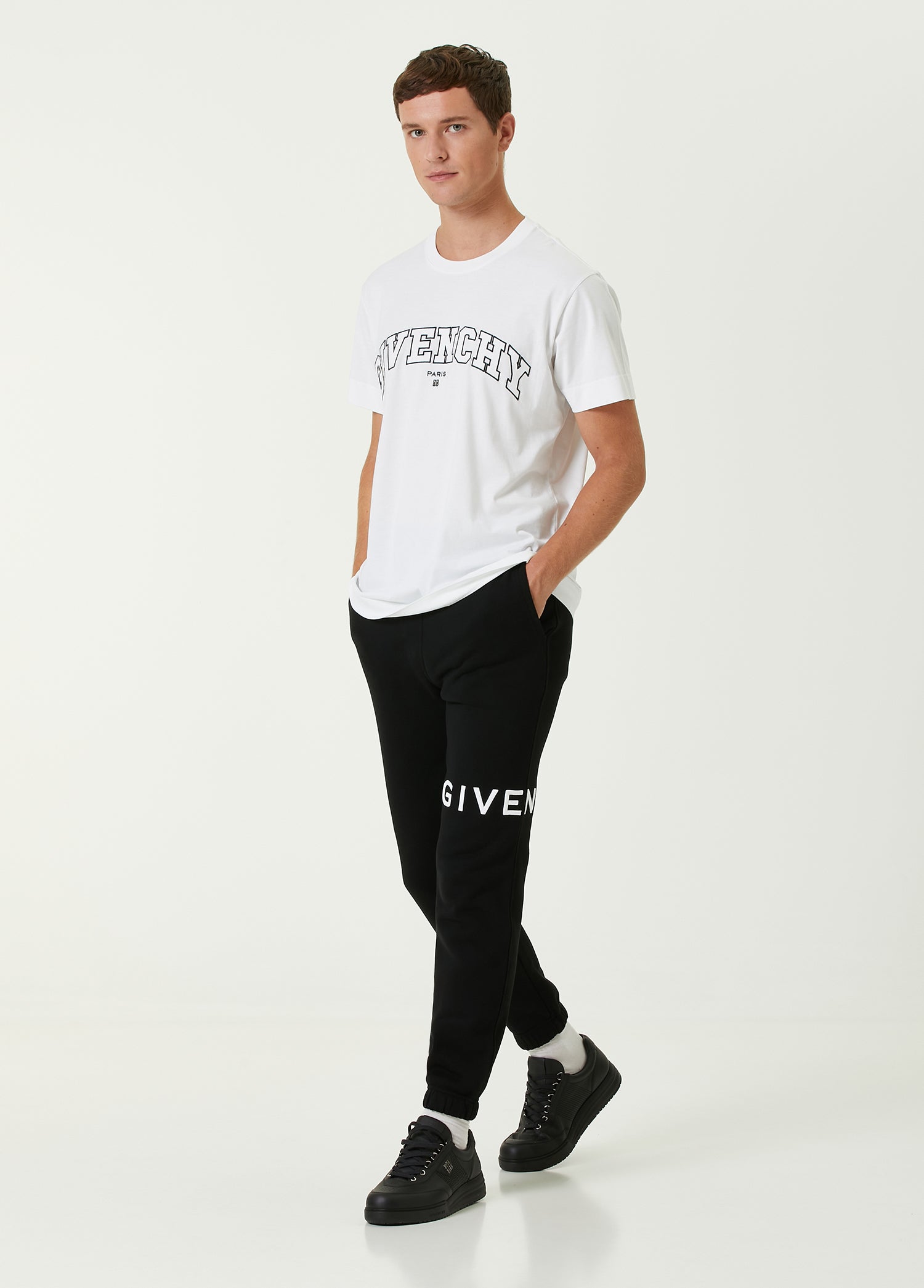 GIVENCHY CLASSIC FIT EMBROIDERY T-SHIRT - BEYMEN