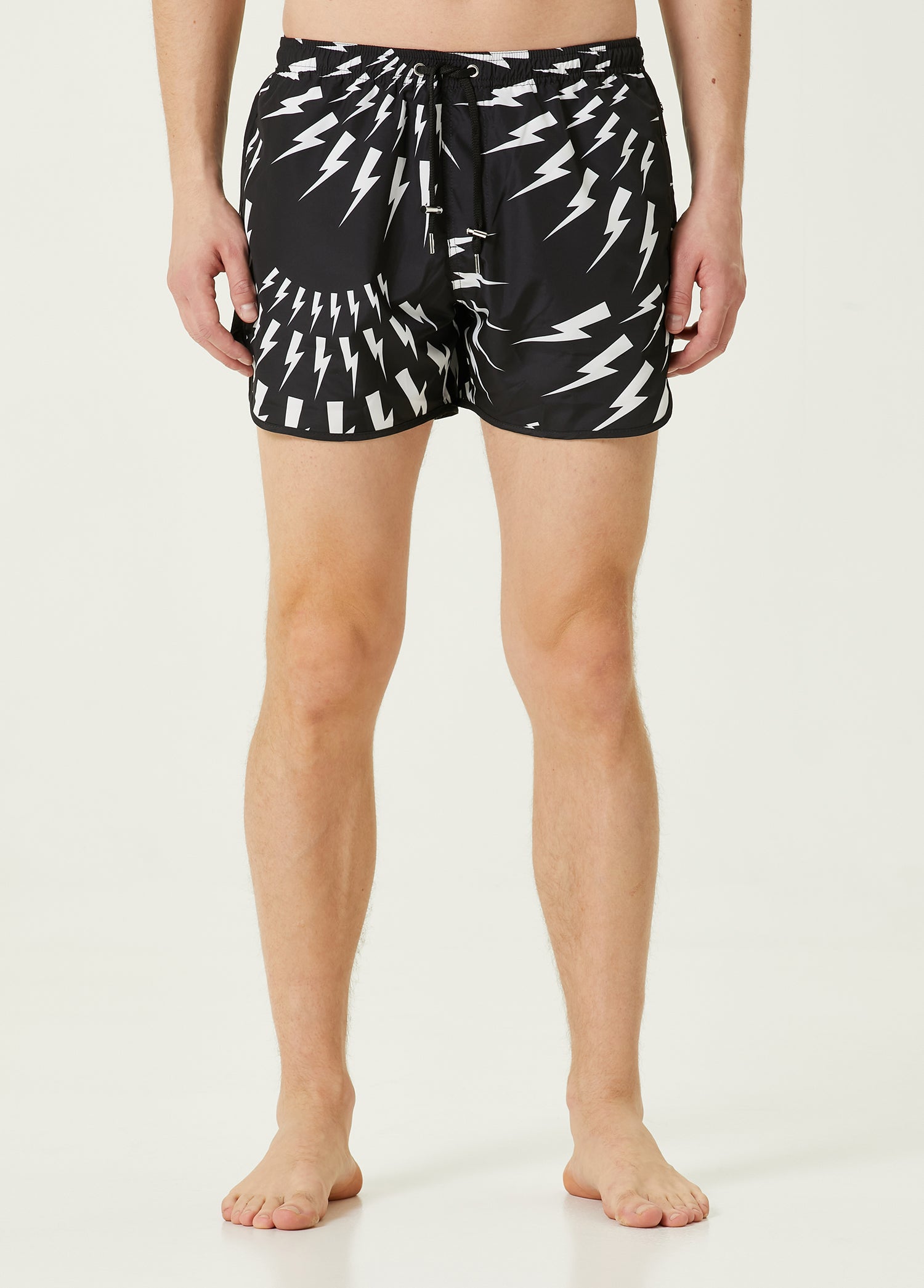 NEIL BARRETT CRAZY BOLTS / SWIM SHORTS - BEYMEN