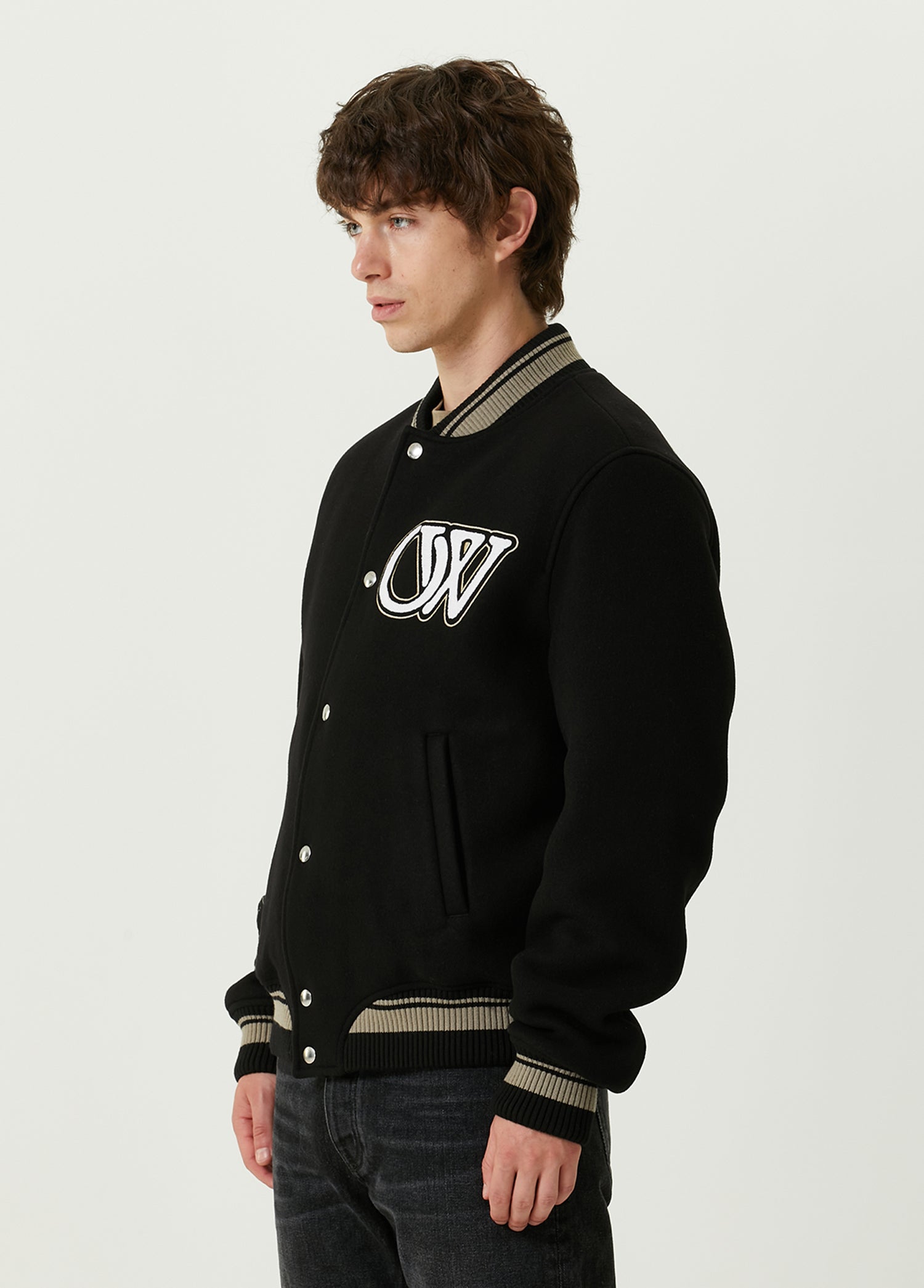 OFF-WHITE MOON PHASE VARS BOMBER - BEYMEN