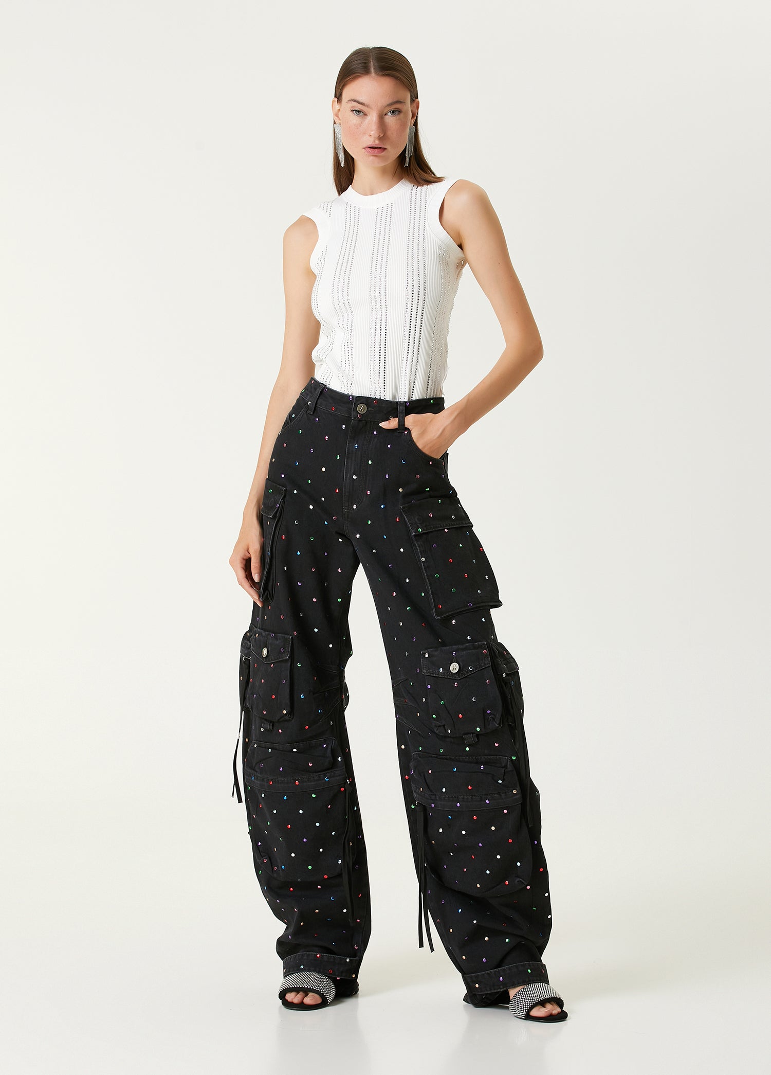 THE ATTICO PANTALONI LUNGHI 'FERN - BEYMEN