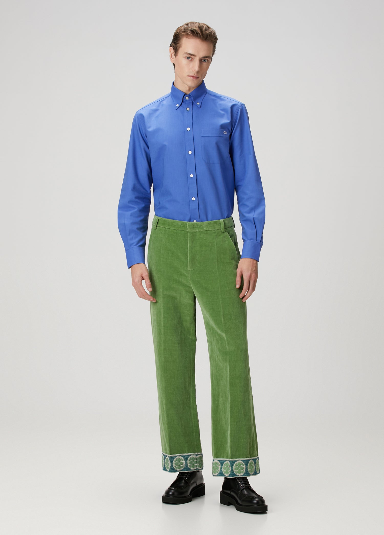 VALENTINO PANTALONE WASHED VELVET - BEYMEN