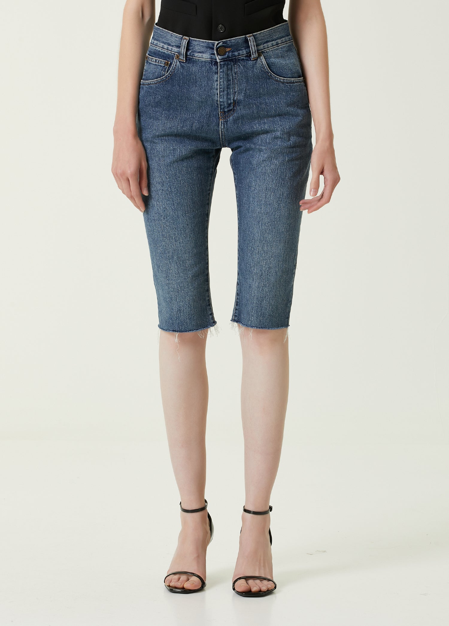 YVES SAINT LAURENT LONG BERMUDA RAW EDG - BEYMEN