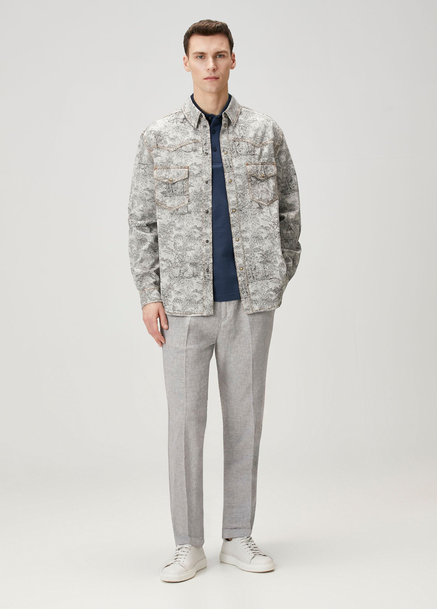 ETRO DENIM OVERSHIRT - BEYMEN