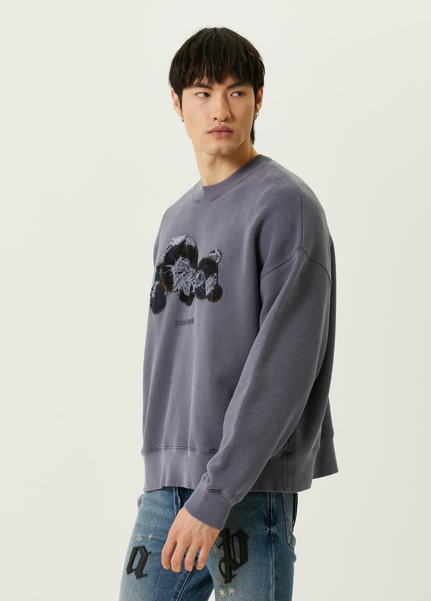 PALM ANGELS CREW SWEATSHIRT - BEYMEN