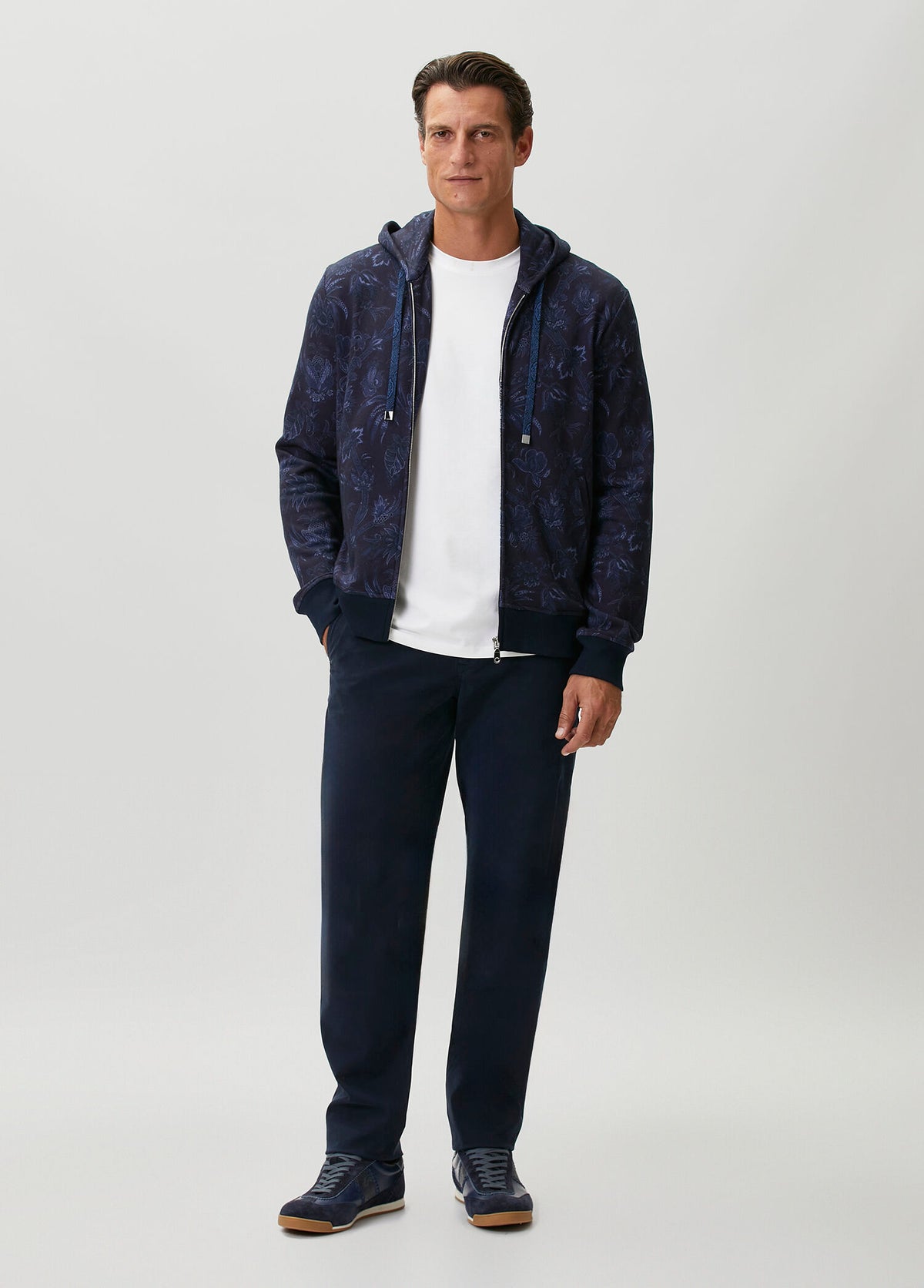 ETRO ZIPPED HOODIE WELT PKT - BEYMEN