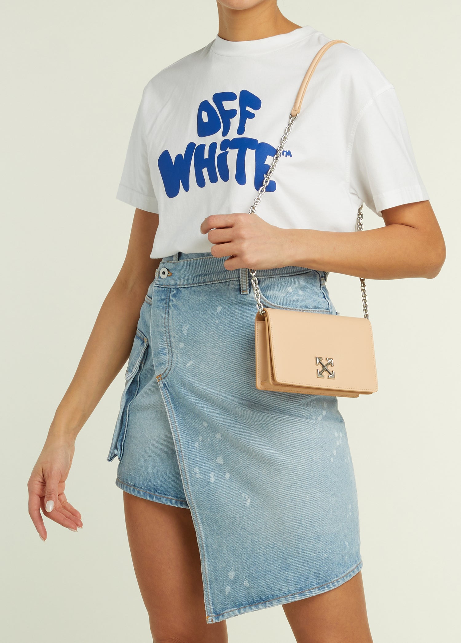 OFF-WHITE MEDIUM SHOULDER BAG - BEYMEN