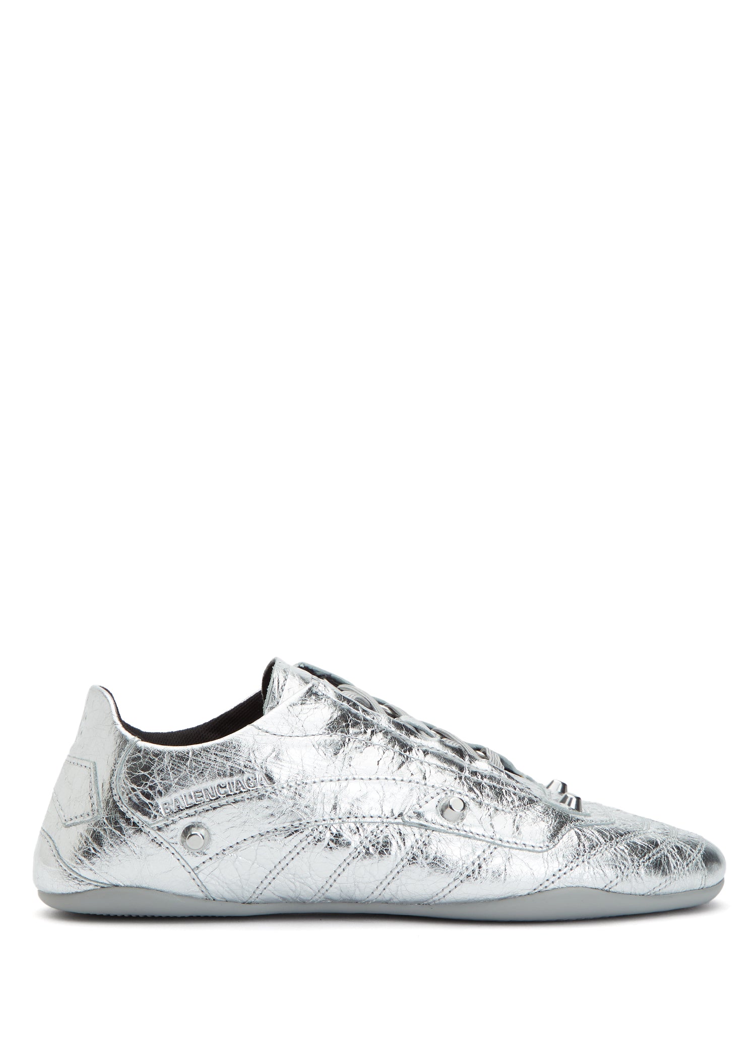 BALENCIAGA ZEN CITY CHOKO LAME - BEYMEN