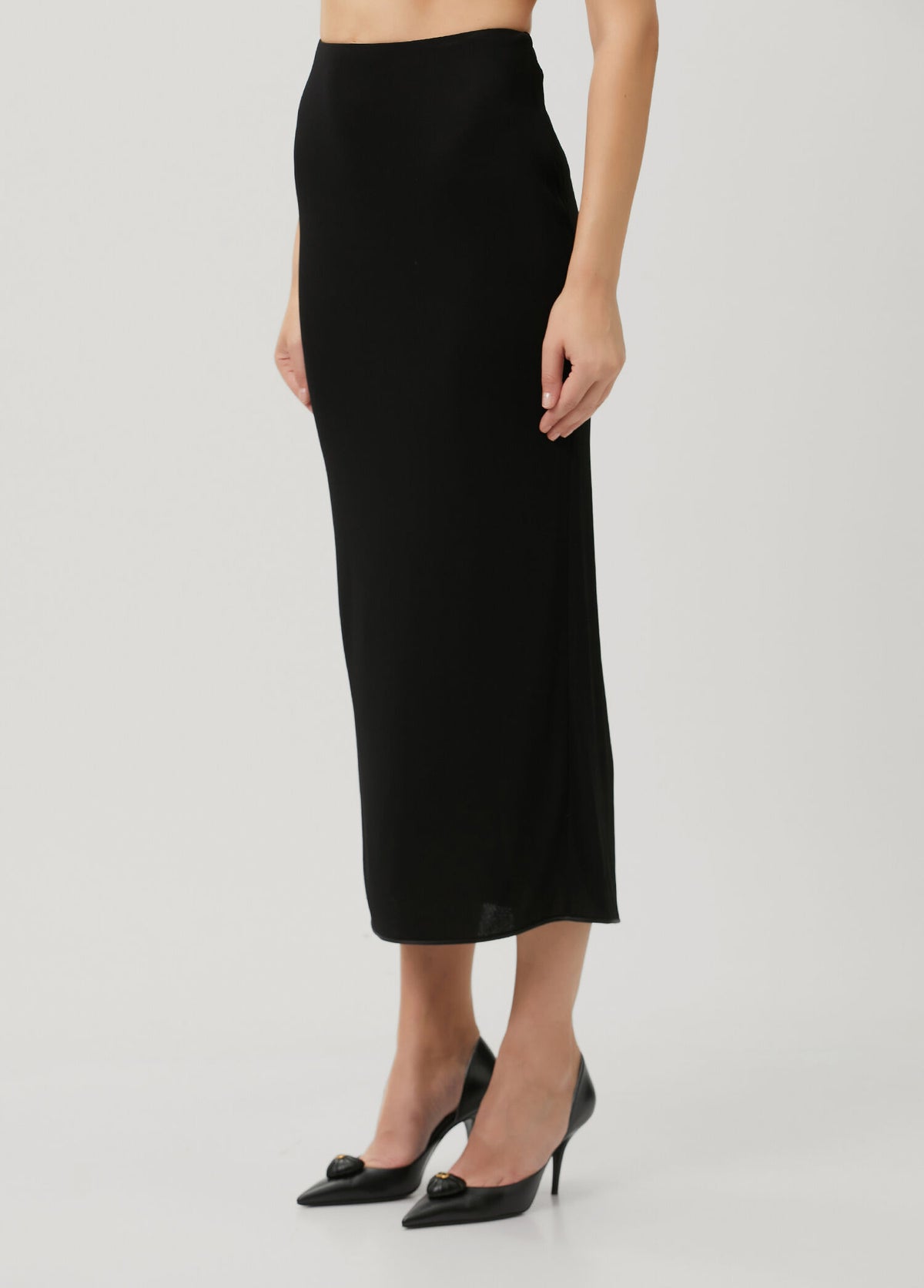 VALENTINO GARAVANI JERSEY CREPE SKIRT - BEYMEN