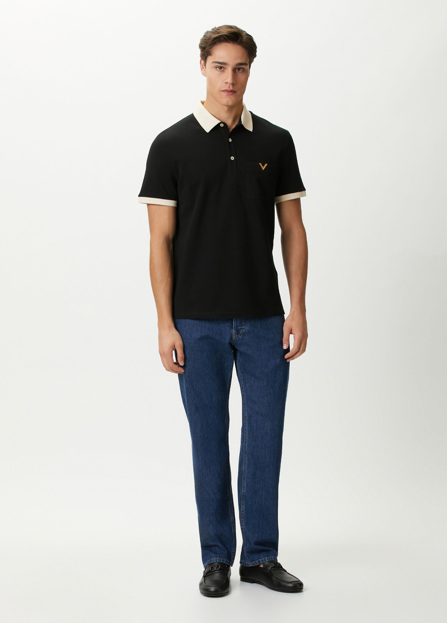 VALENTINO GARAVANI POLO JERSEY - BEYMEN
