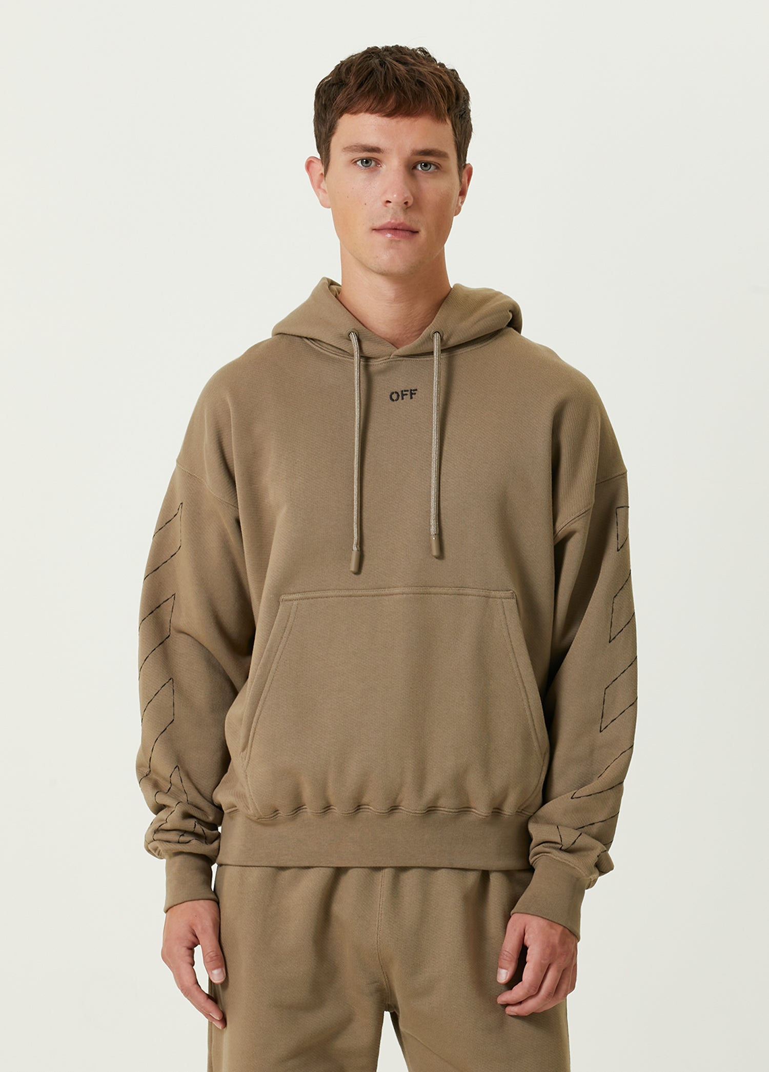 OFF-WHITE OFF STITCH SKATE HOODIE - BEYMEN